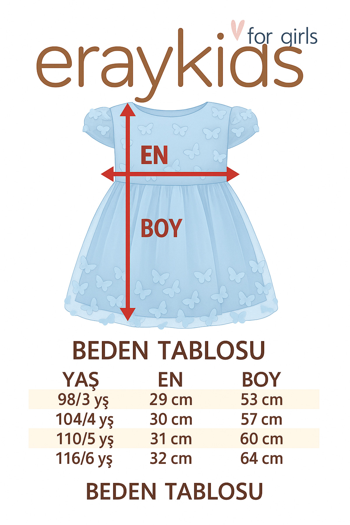 Eray Kids Kız Çocuk Çanta Hediyeli Kelebekli Doğum Günü Düğün Özel Gün Abiye Elbise fotoğrafı 3 (önizleme)