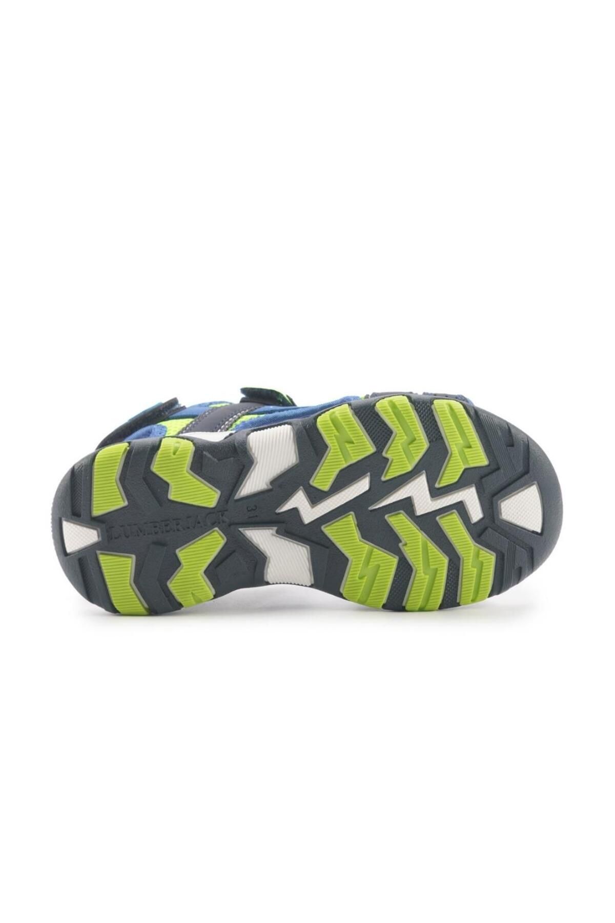lumberjack-LOTEN 4FX101686536 - Boy's Sandals Blue-Green 31-35 4