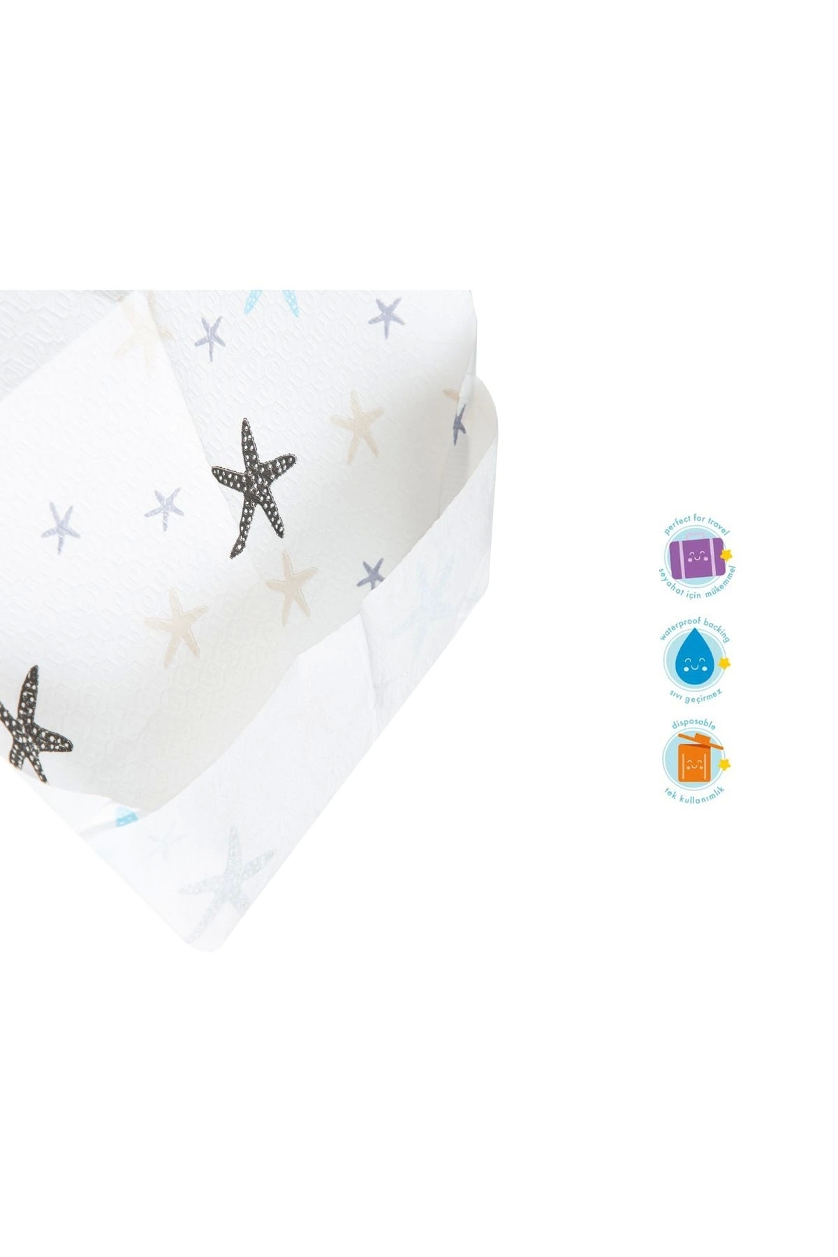 Babyjem Tek Kullanımlık Mama Önlüğü 20 Adet - Sıvı Geçirmez & Yüksek Emici Dokulu fotoğrafı 3 (önizleme)