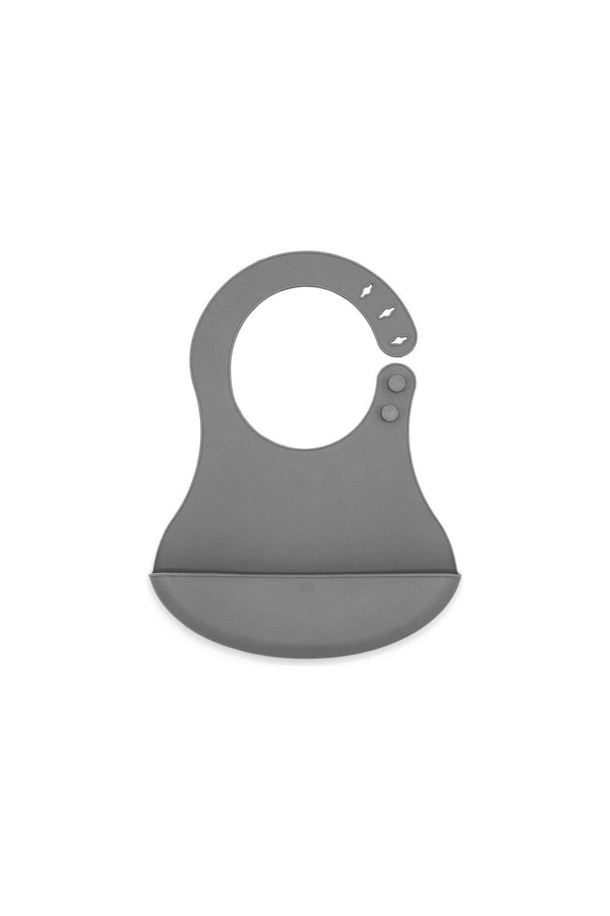 Babyjem 718 Mini Silikon Önlük Gri fotoğrafı 2 (önizleme)