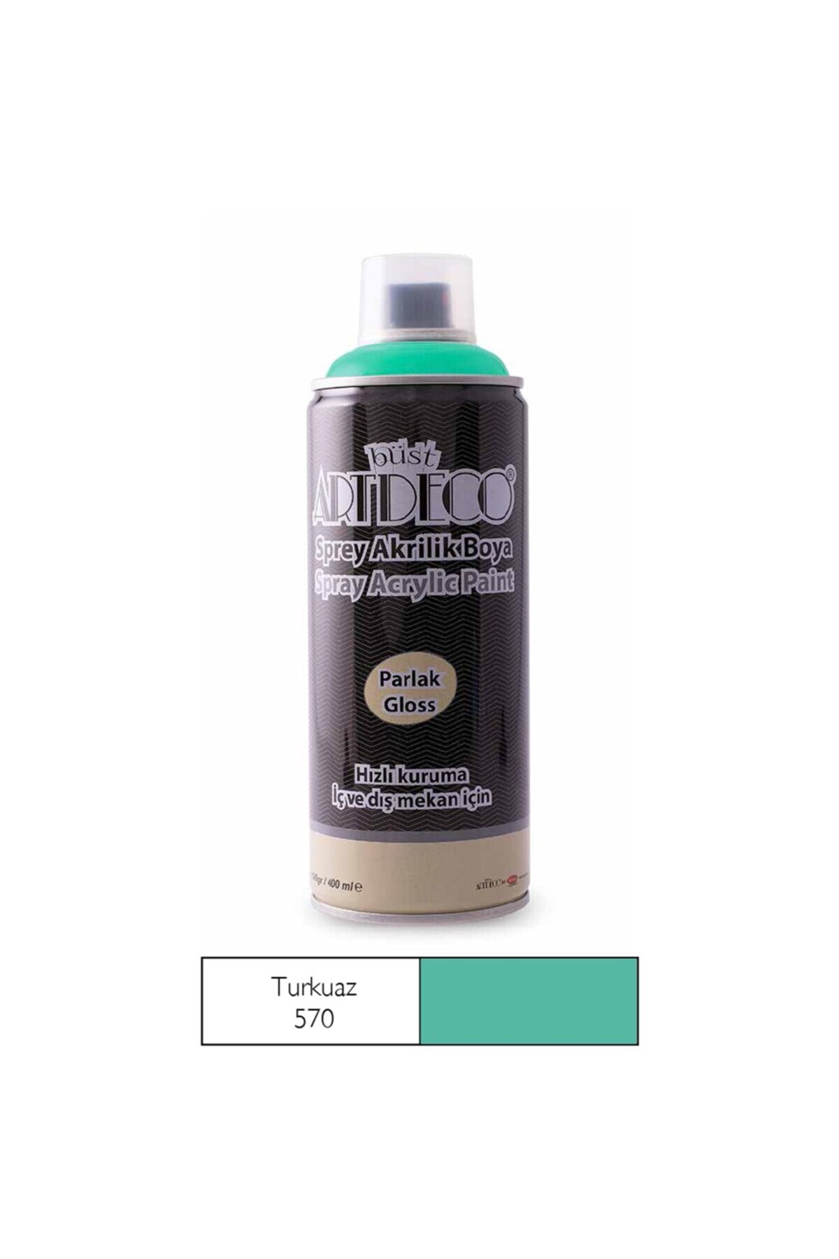 Artdeco Sprey Boya 400 ml Turkuaz Y-570