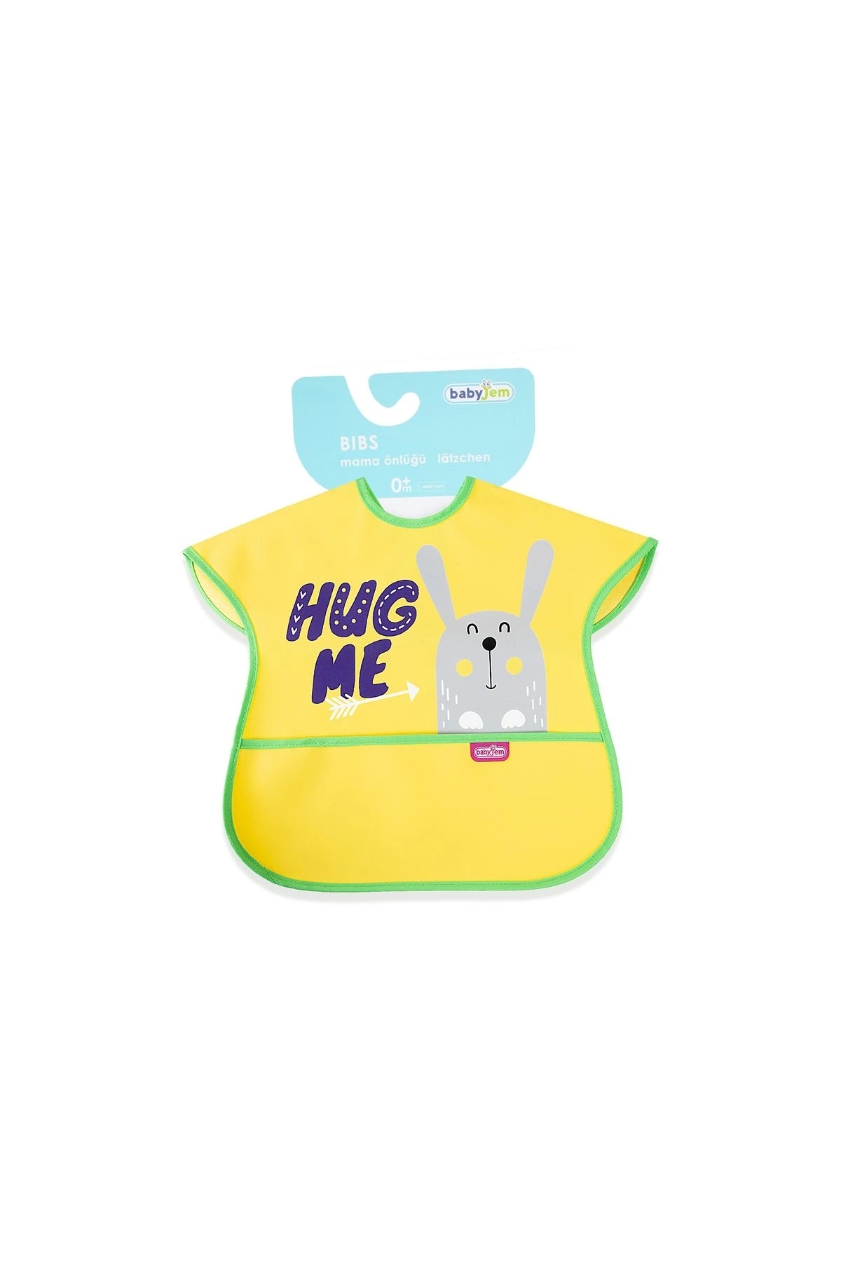 Babyjem Poli Muşamba Önlük Büyük Sarı fotoğrafı 7 (önizleme)