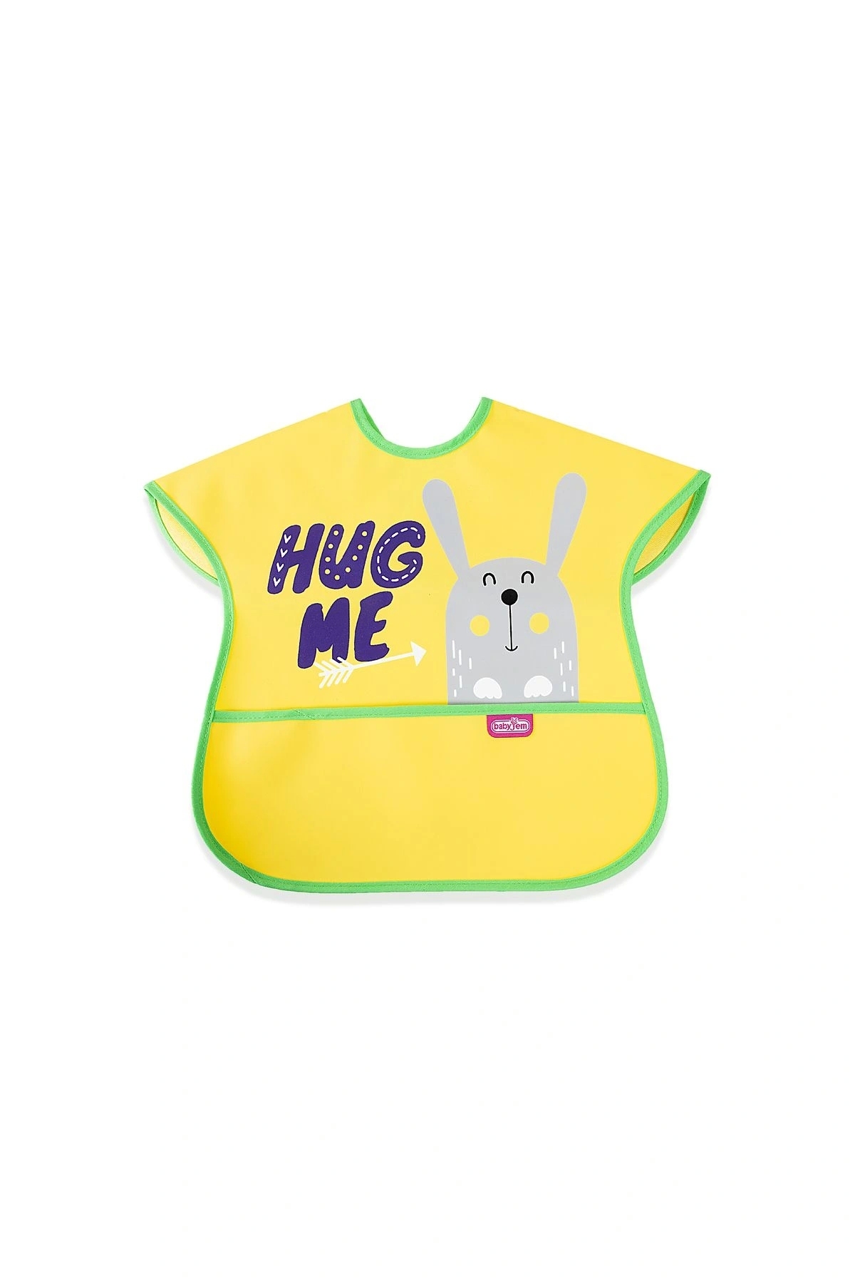 Babyjem Poli Muşamba Önlük Büyük Sarı fotoğrafı 2 (önizleme)