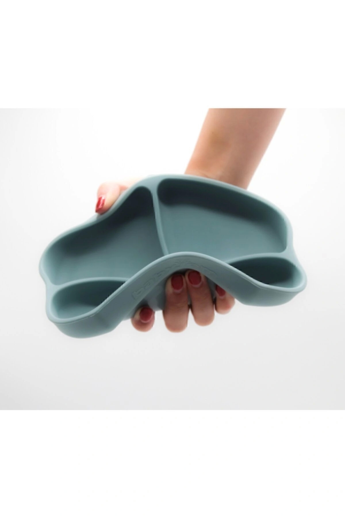 Babyjem Vakum Tabanlı Silikon Tabak Yeşil - Bpa Free fotoğrafı 3 (önizleme)