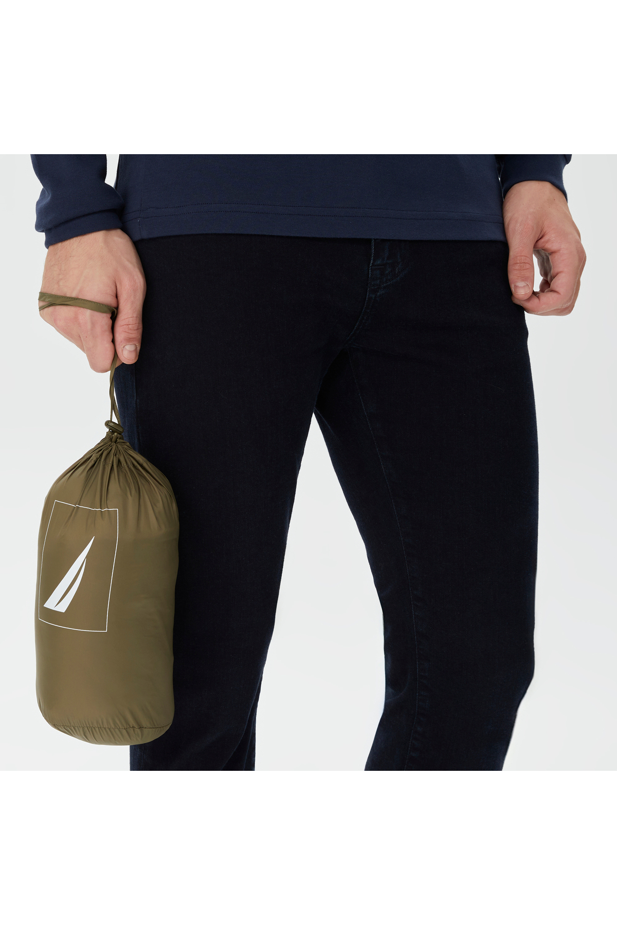Nautica Erkek Yeşil Standart Fit Yelek görsel 6