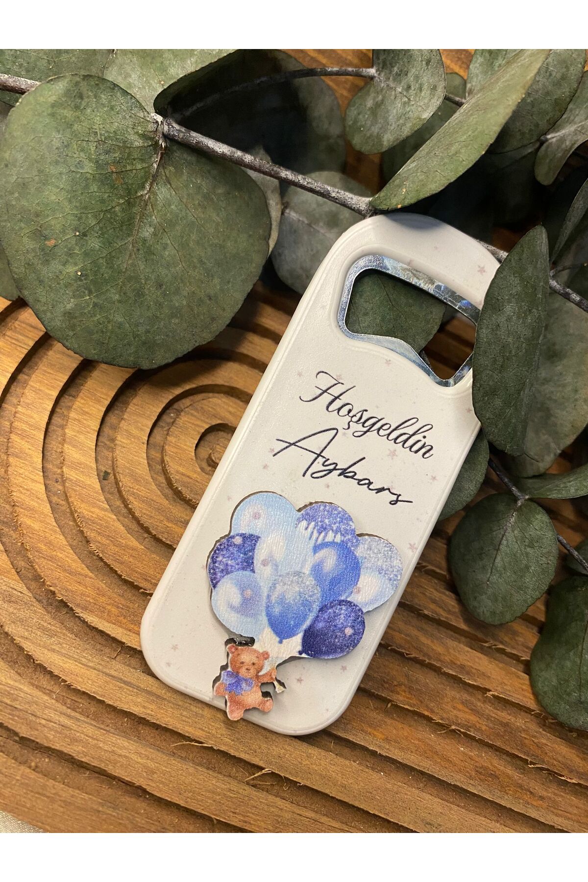 Gizem Graphic Mavi Balon Temalı Erkek Bebek Açacak Magnet 20'li Paket fotoğrafı 5 (önizleme)