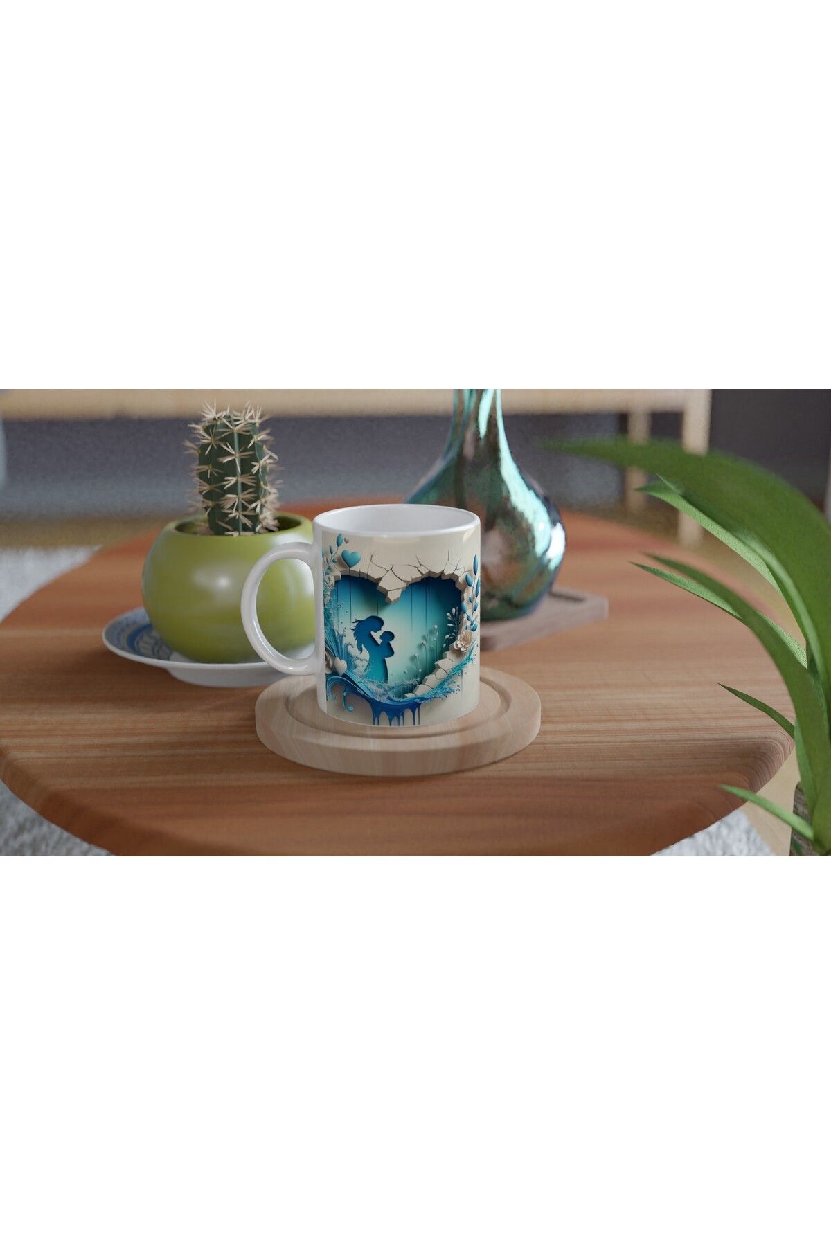Luluyen-Love for Mother between Water Waves Mug 4