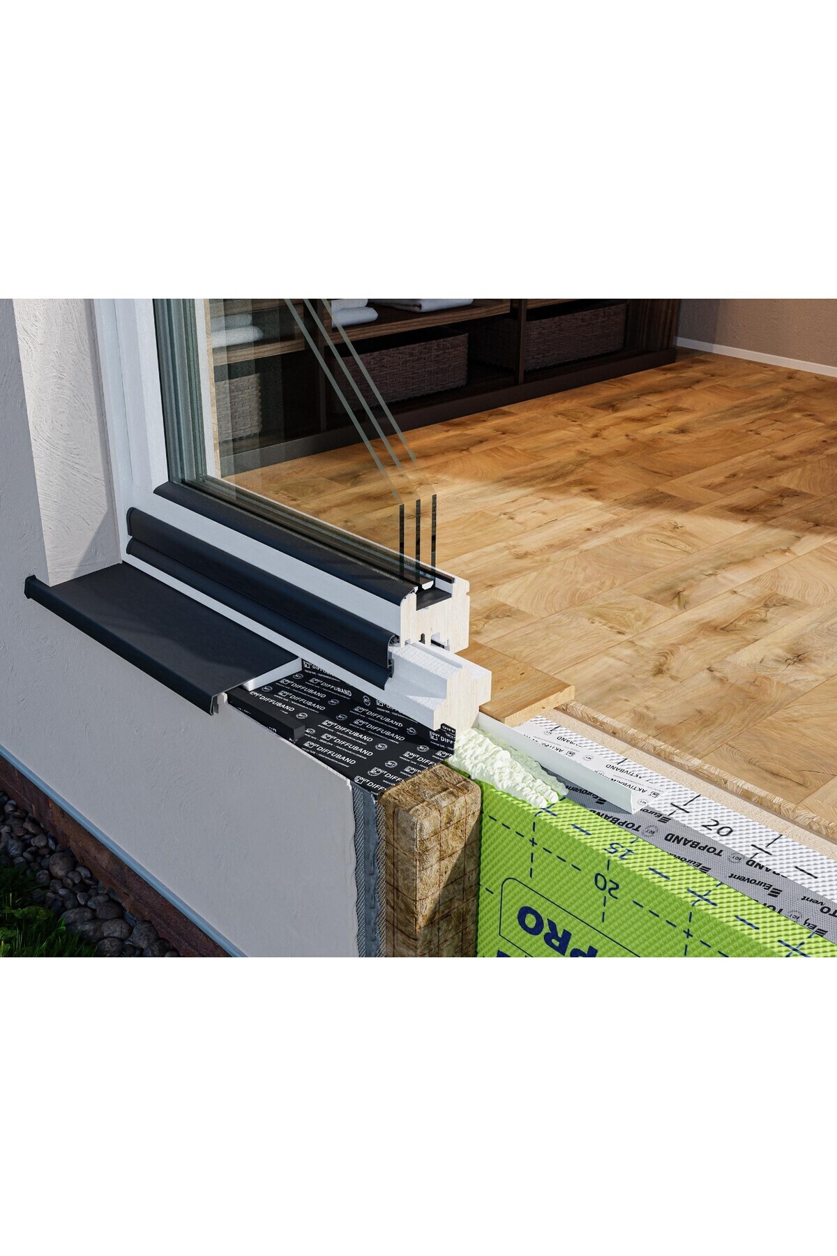 Inna marka-Taśma rozprężna COMPRE FALZ 10/3-4mm x 12,5m 3