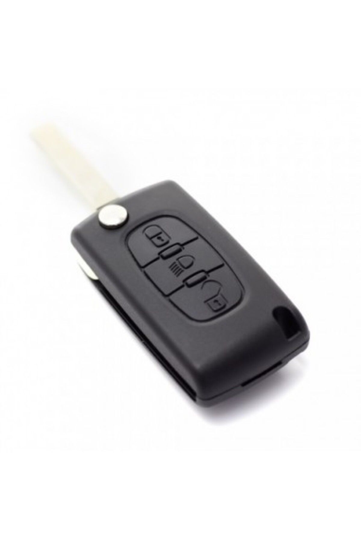 Peugeot-Citroen / 307 - 3-button key case, VA2-SH3 blade, without battery holder, trunk button 3