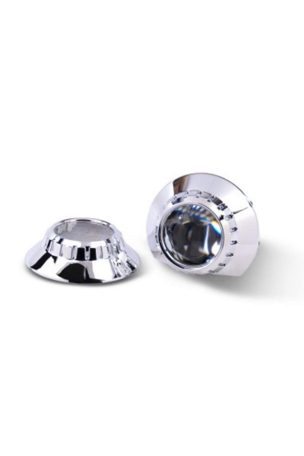 Xenon Bright-Lupe pentru faruri Bixenon Q5, D2S 3" pentru faruri BMW E46, cu ornamente incluse 5