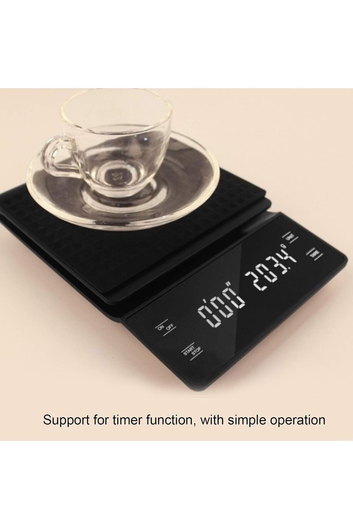 Lumely-Coffee Digital Scale With Timer and Backlit LED Display for Baking and Cooking, Pour Over 3