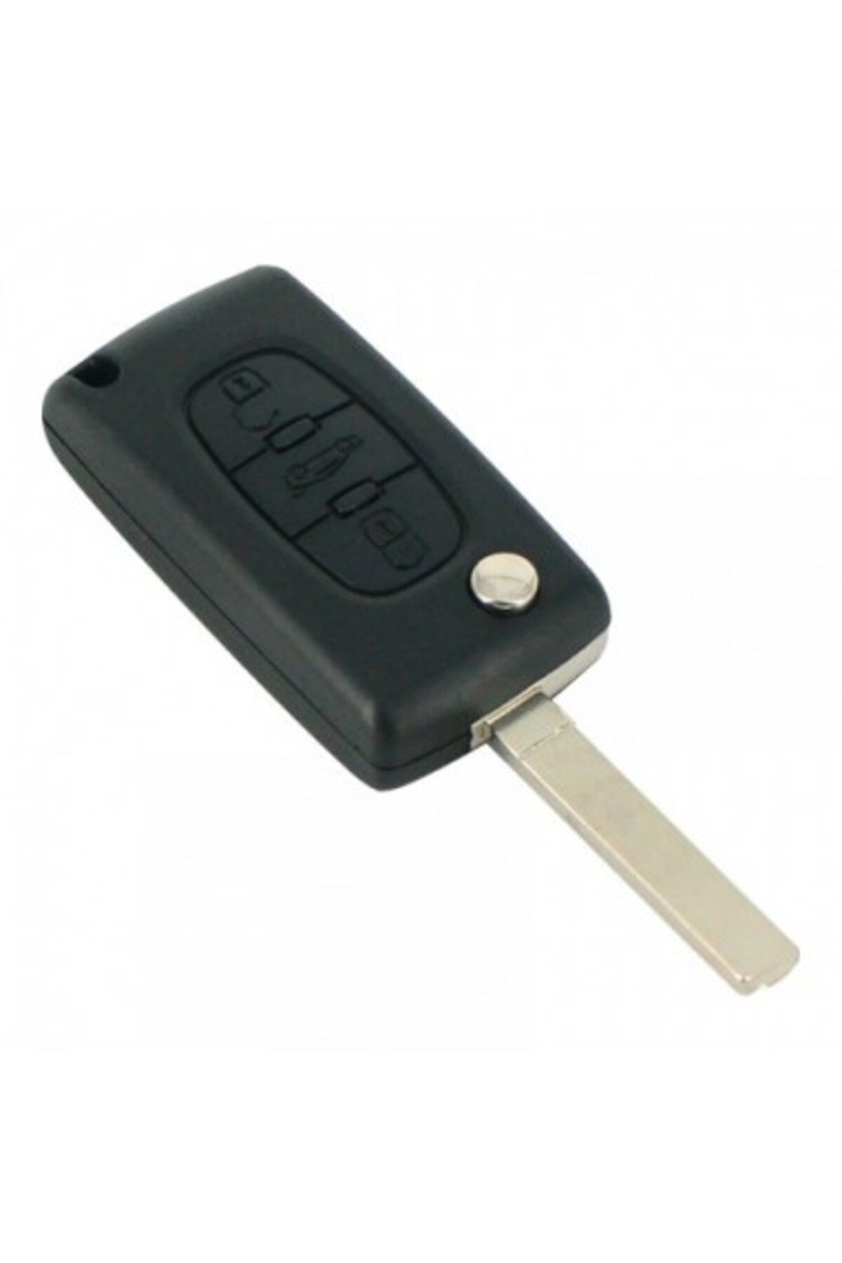 Peugeot-Citroen / 307 - 3-button key case, VA2-SH3 blade, without battery holder, trunk button 2