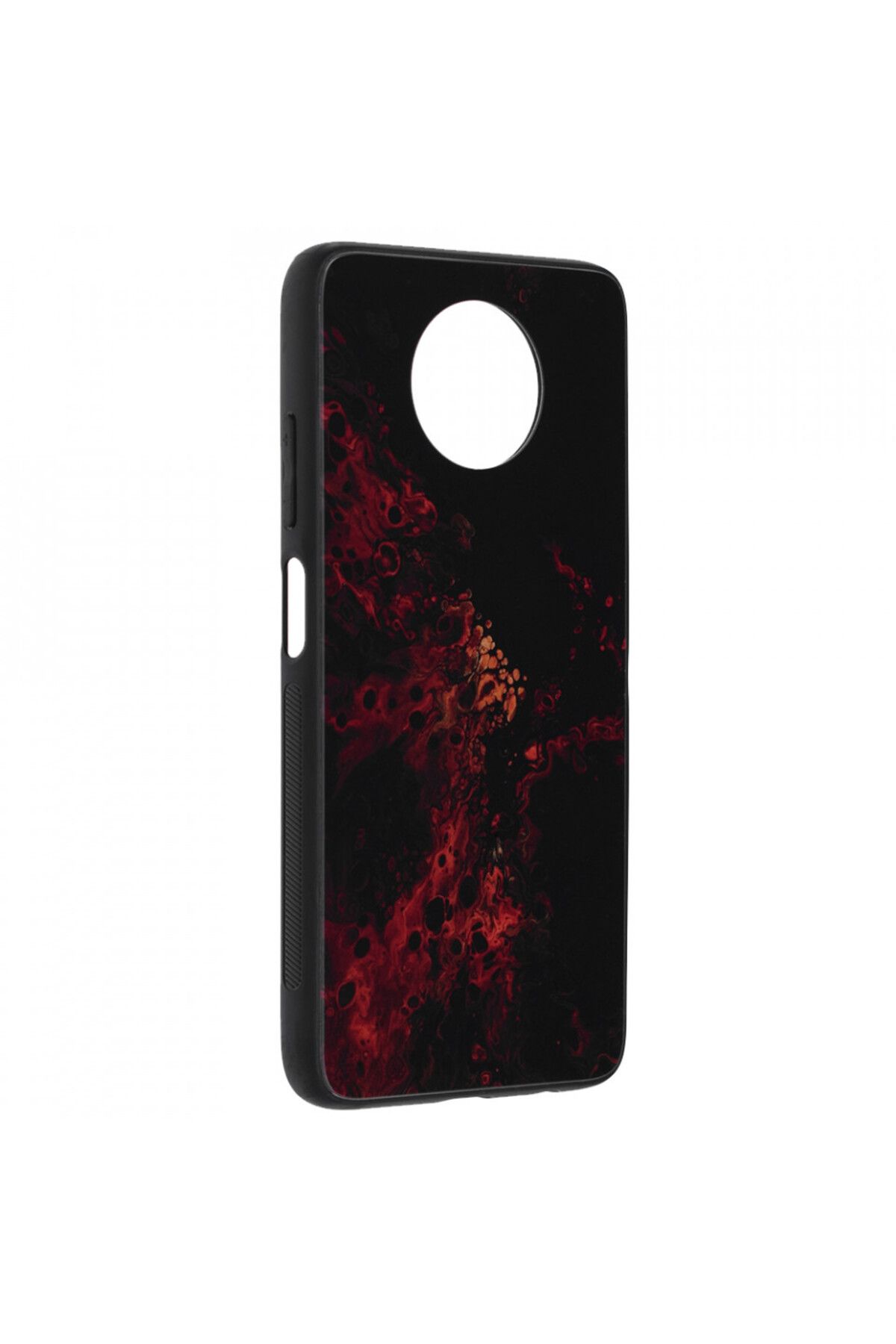 Techsuit-Case for Xiaomi Redmi Note 9T 5G - Glaze Series - Red Nebula 3