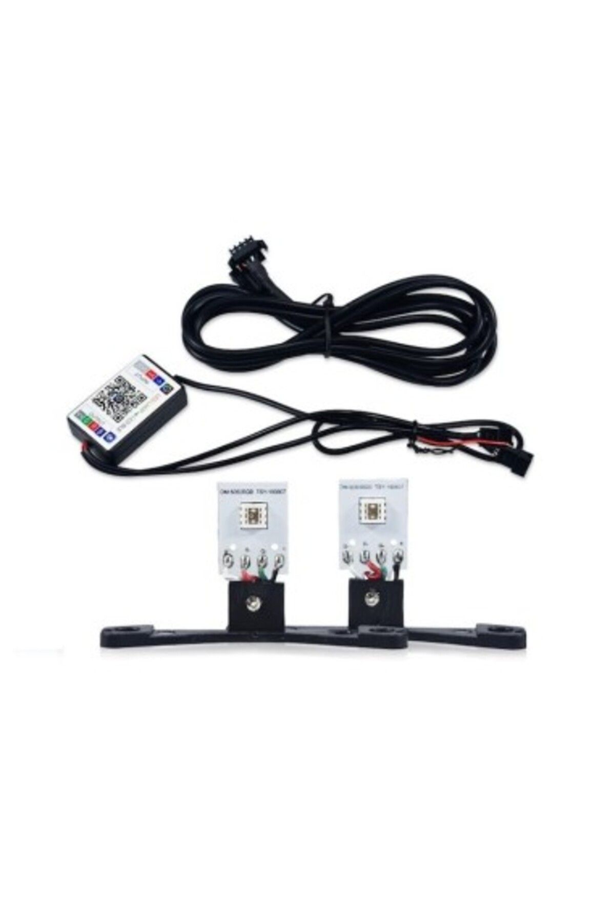 Xenon Bright-Set de 2 LED-uri RGB Devil Eyes multicolore cu aplicație pentru telefon mobil 2