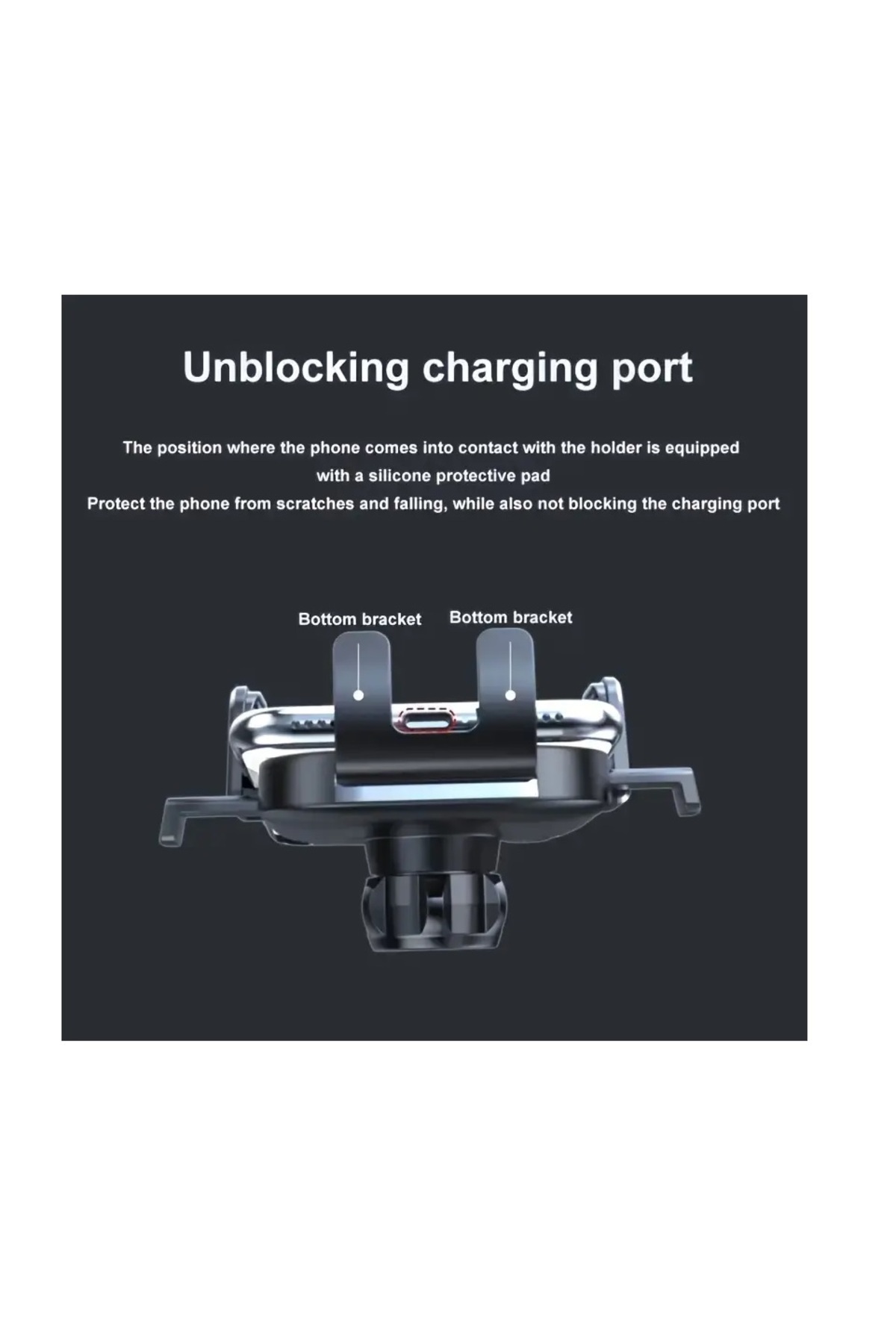 Suction cup car phone holder,attached to any surface, adjustable and 360 degree rotation