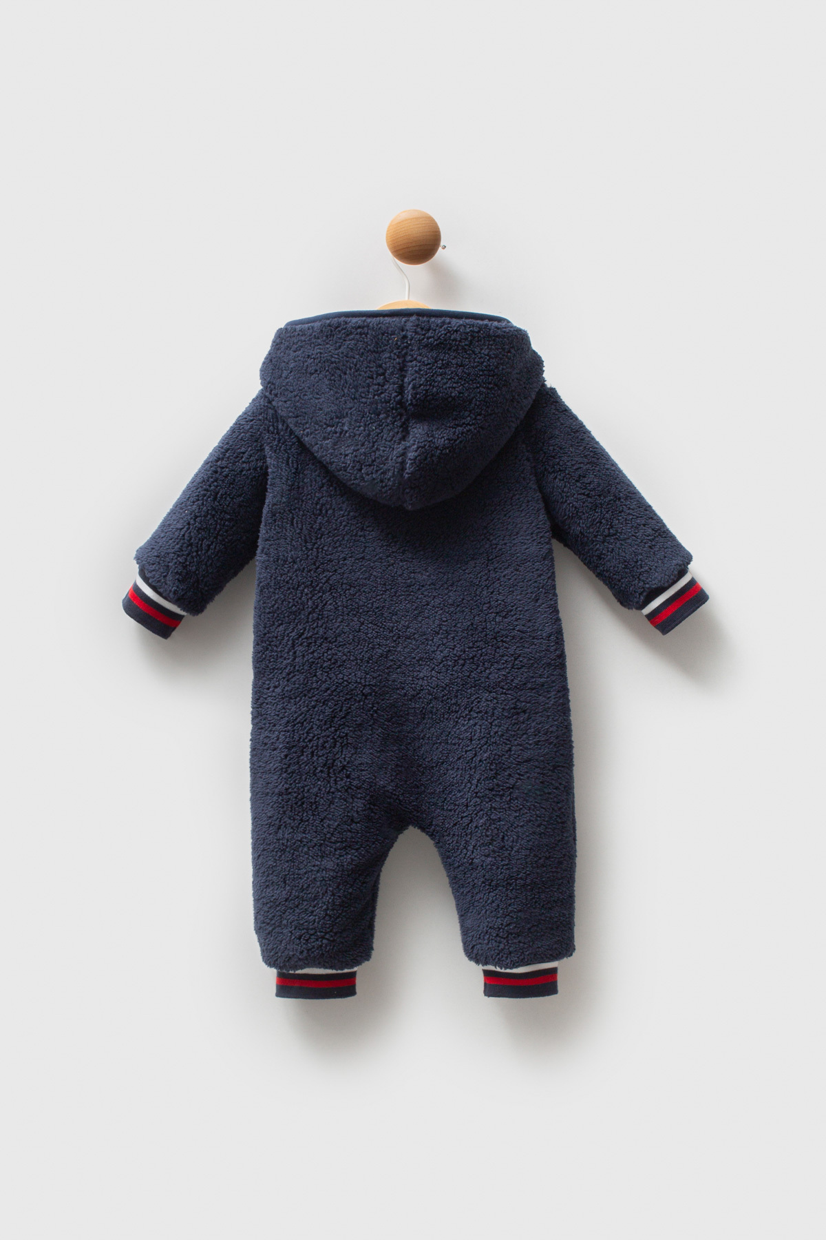 U.S. Polo Assn. Lisanslı Erkek Bebek Welsoft Tulum fotoğrafı 3 (önizleme)