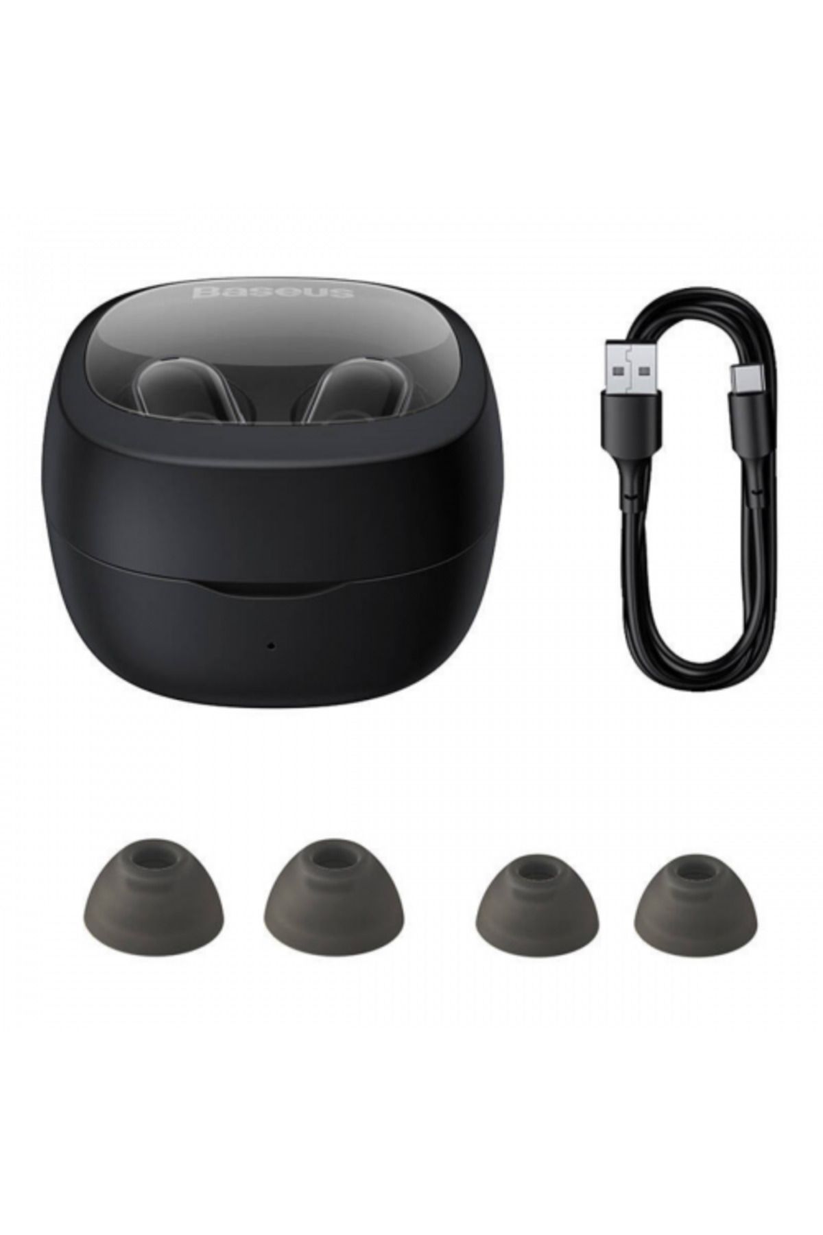 Baseus-Bowie WM02 headphones, BT 5.3, ABS material, operating time up to 5 hours (70% volume), t 3