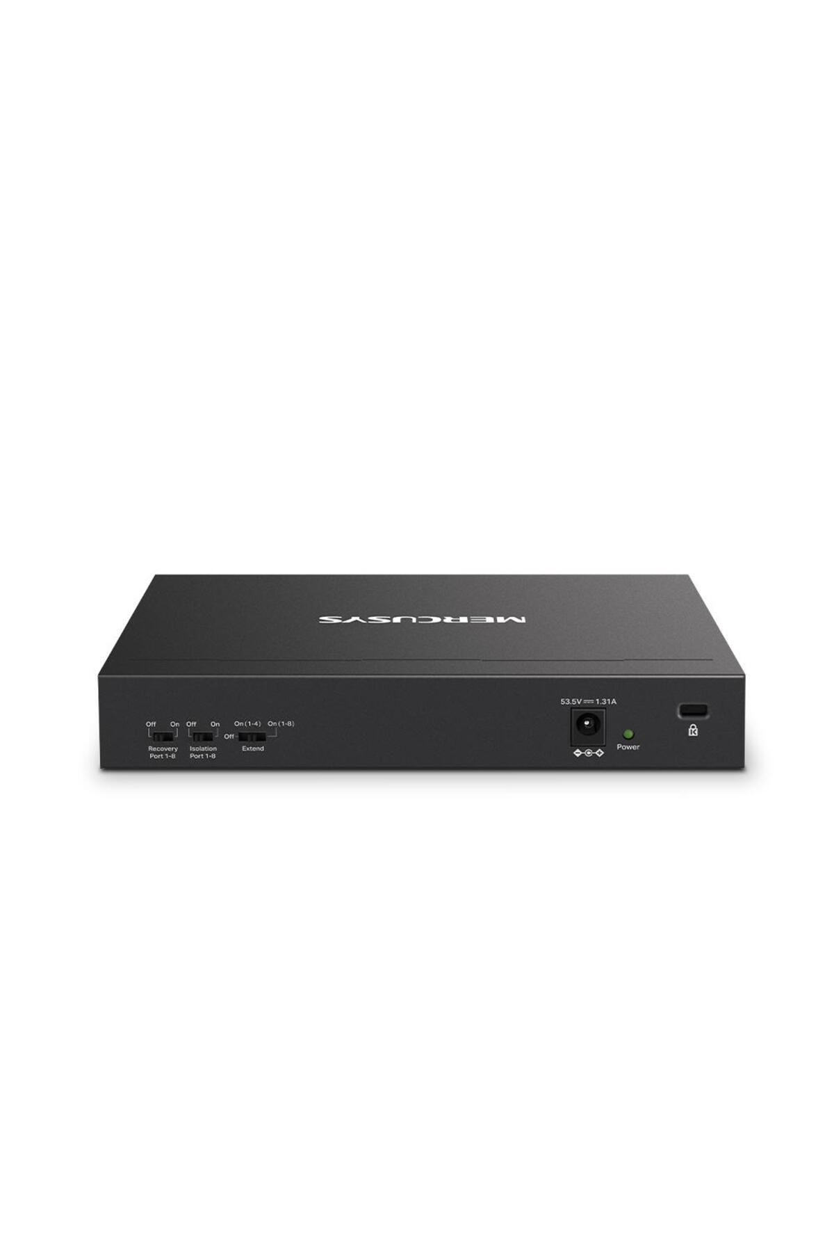 Mercusys-DESKTOP SWITCH 10PORT MS110P POE, Interface: 10× 10/100 Mbps, Standards and protocols 2