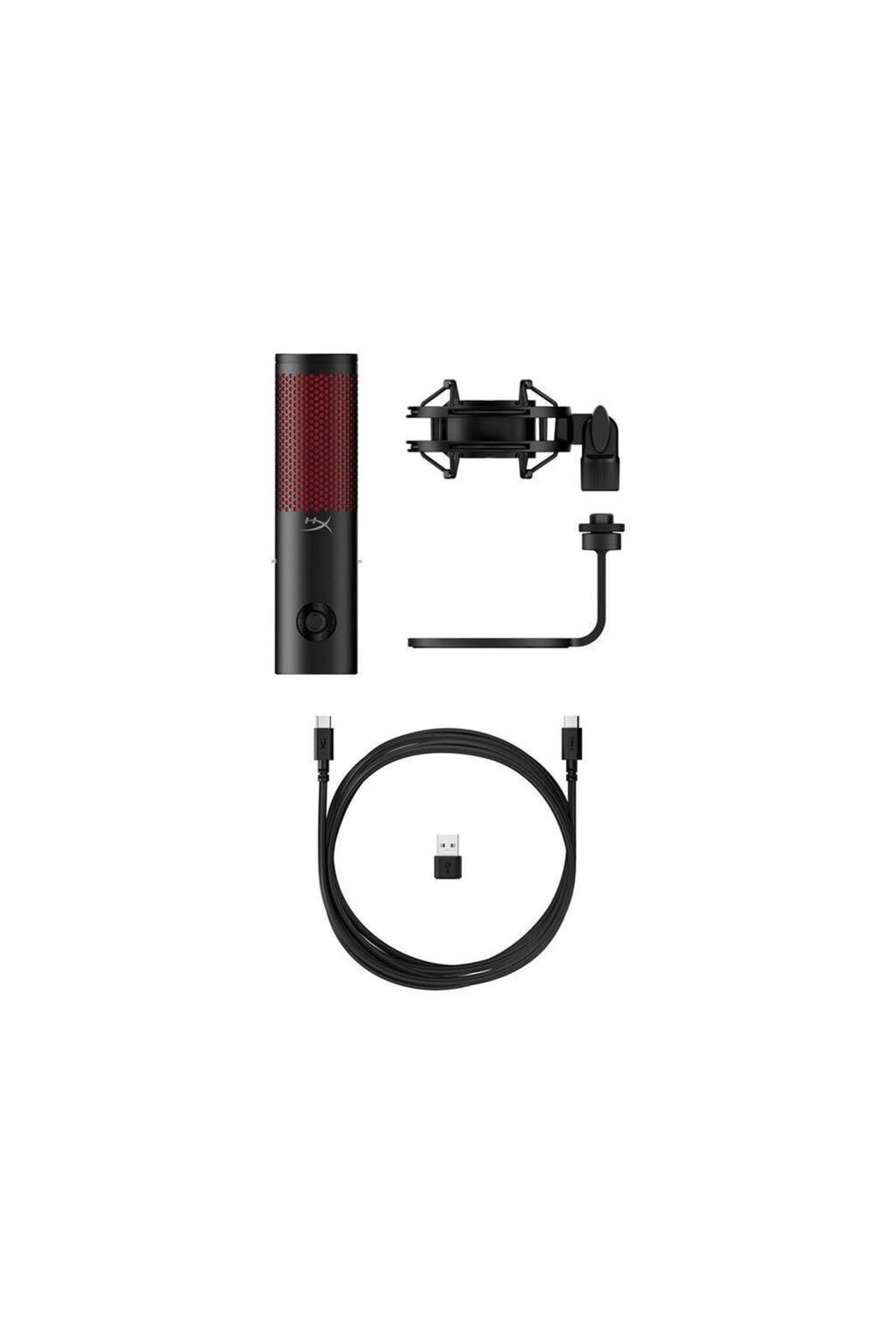 HP-HyperX QuadCast 2 microphone, USB-C, for gaming, streaming and podcasting, on-board control, il 3