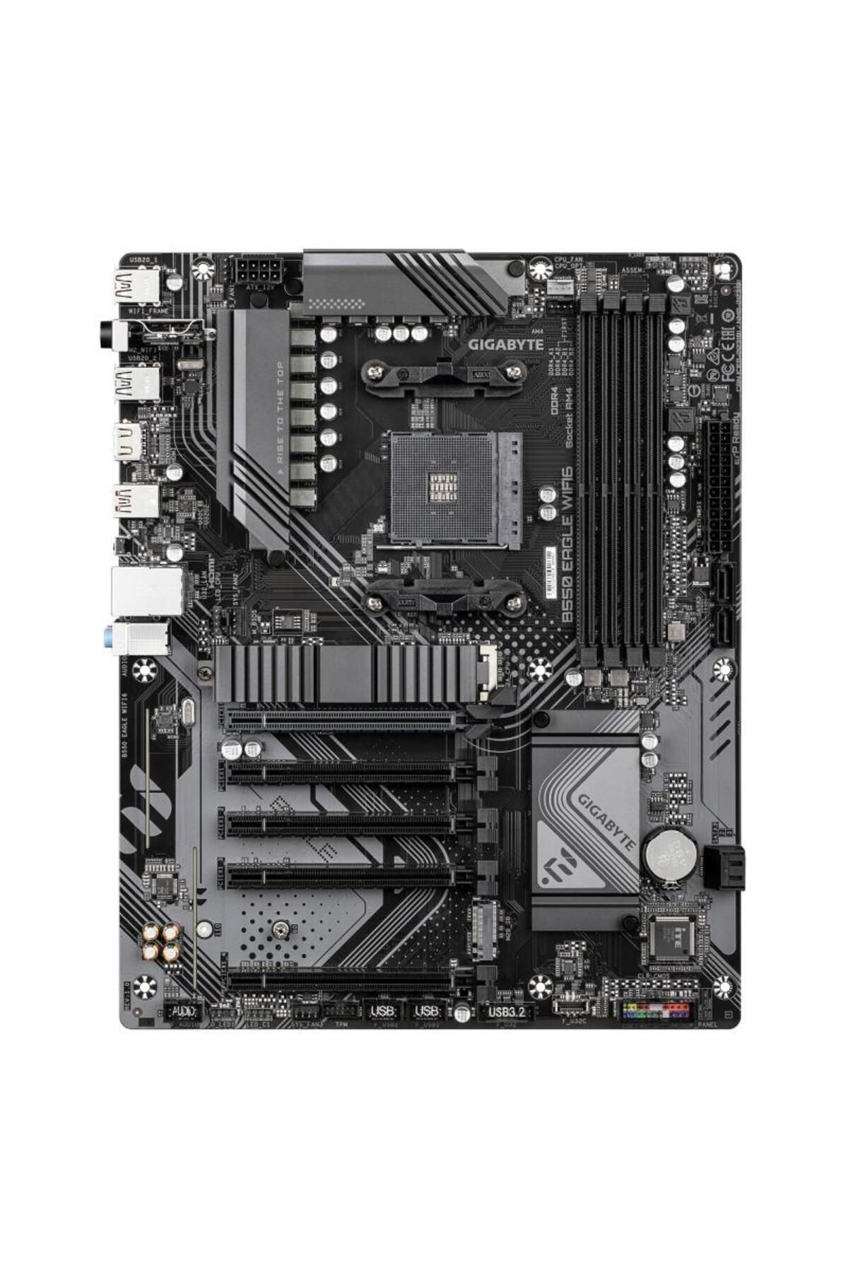 Gigabyte-Placa de Baza B550 EAGLE WIFI6 AM4, 4x DDR4, 1x HDMI, 1x PCIE 4.0 x16, 2x M.2, 4x SATA 3