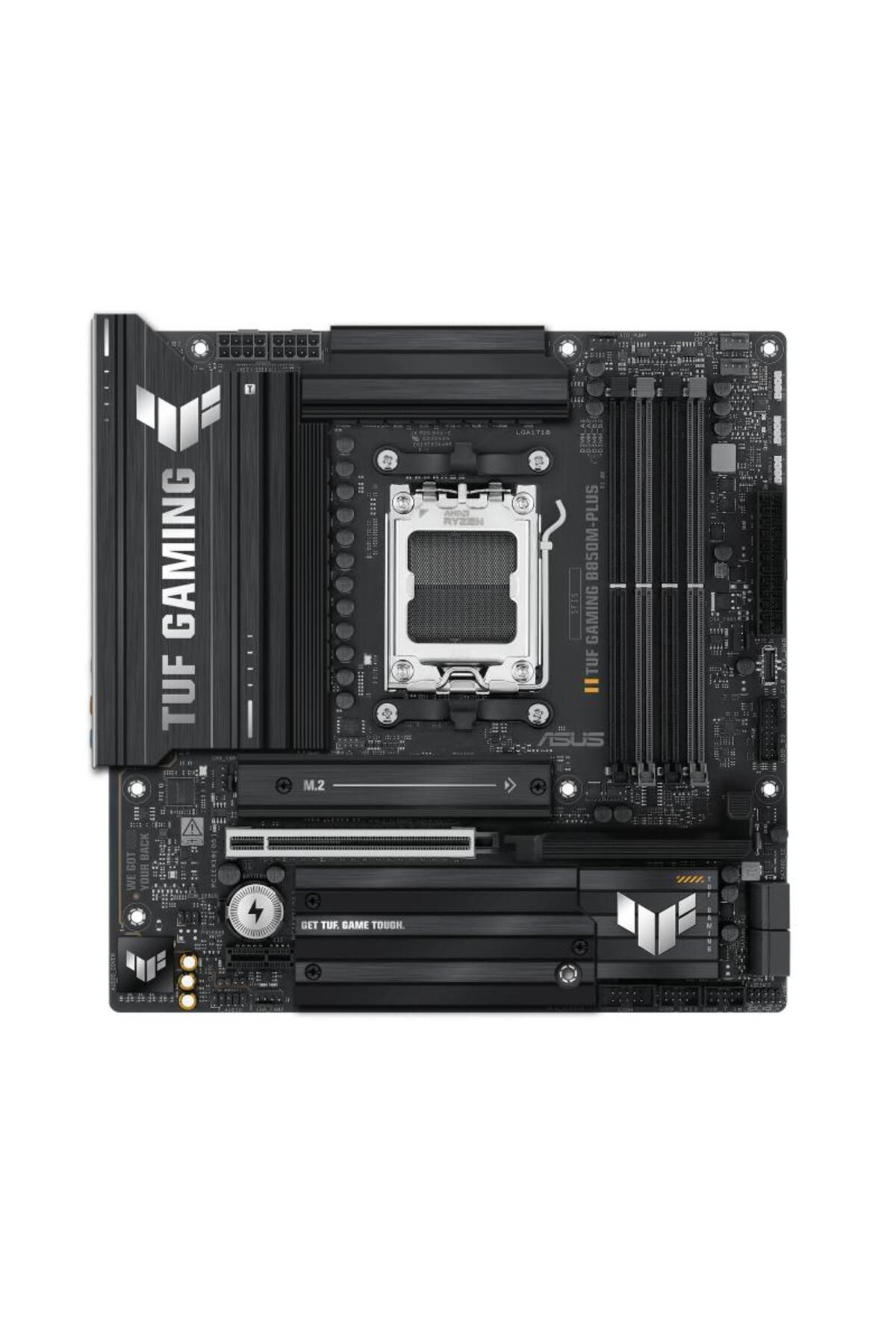 ASUS-Placa de Baza TUF GAMIG B850M-PLUS AM5, 4x DDR5, 1x DP 1x HDMI, 1x PCIE 5.0 x16 1x PCIE 4. 3