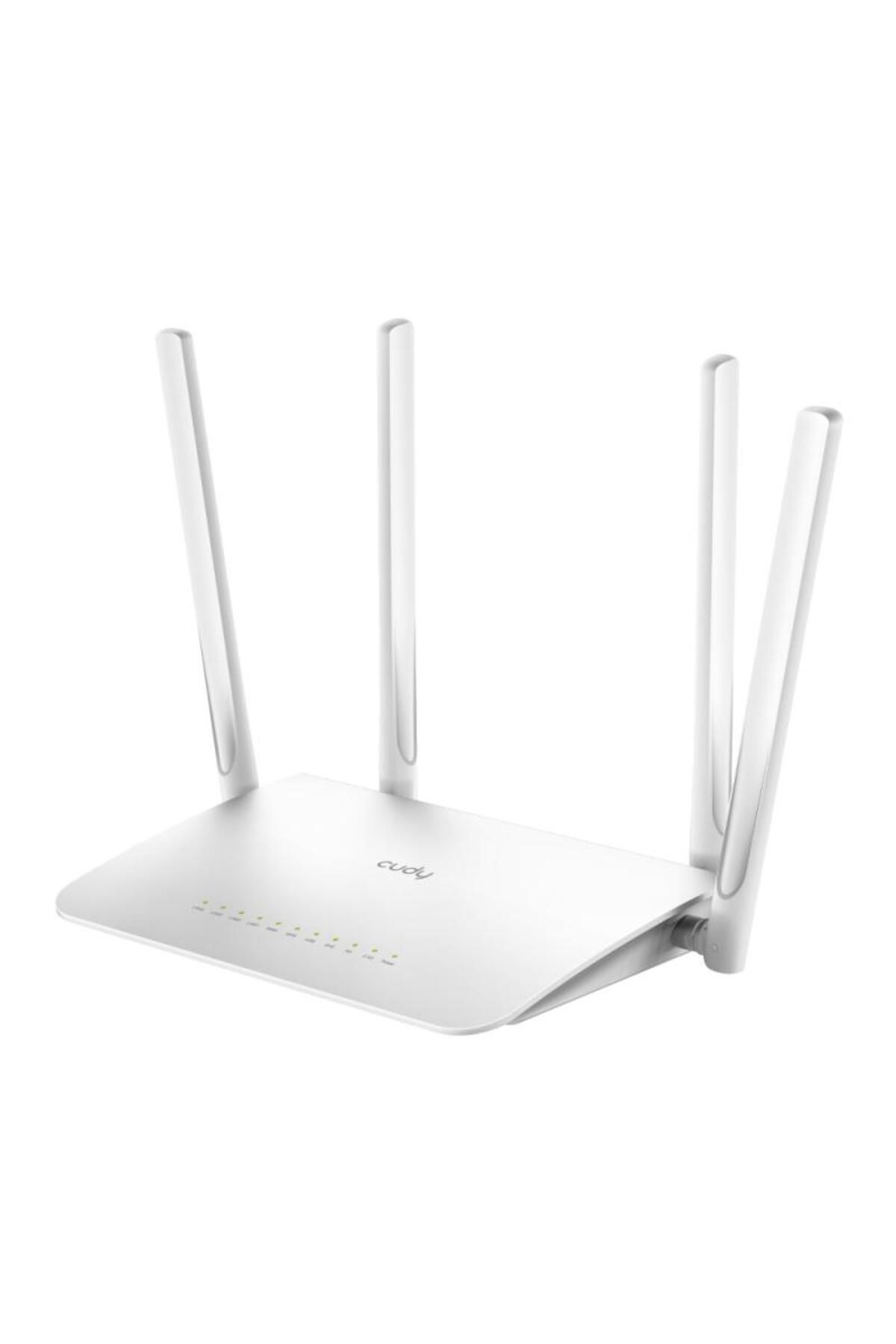 cudy-AC1200 Gigabit Dual Band Wi-Fi Mesh Router, Chipset MediaTek, 5 × 10/100/1000Mbps RJ45 Por 3