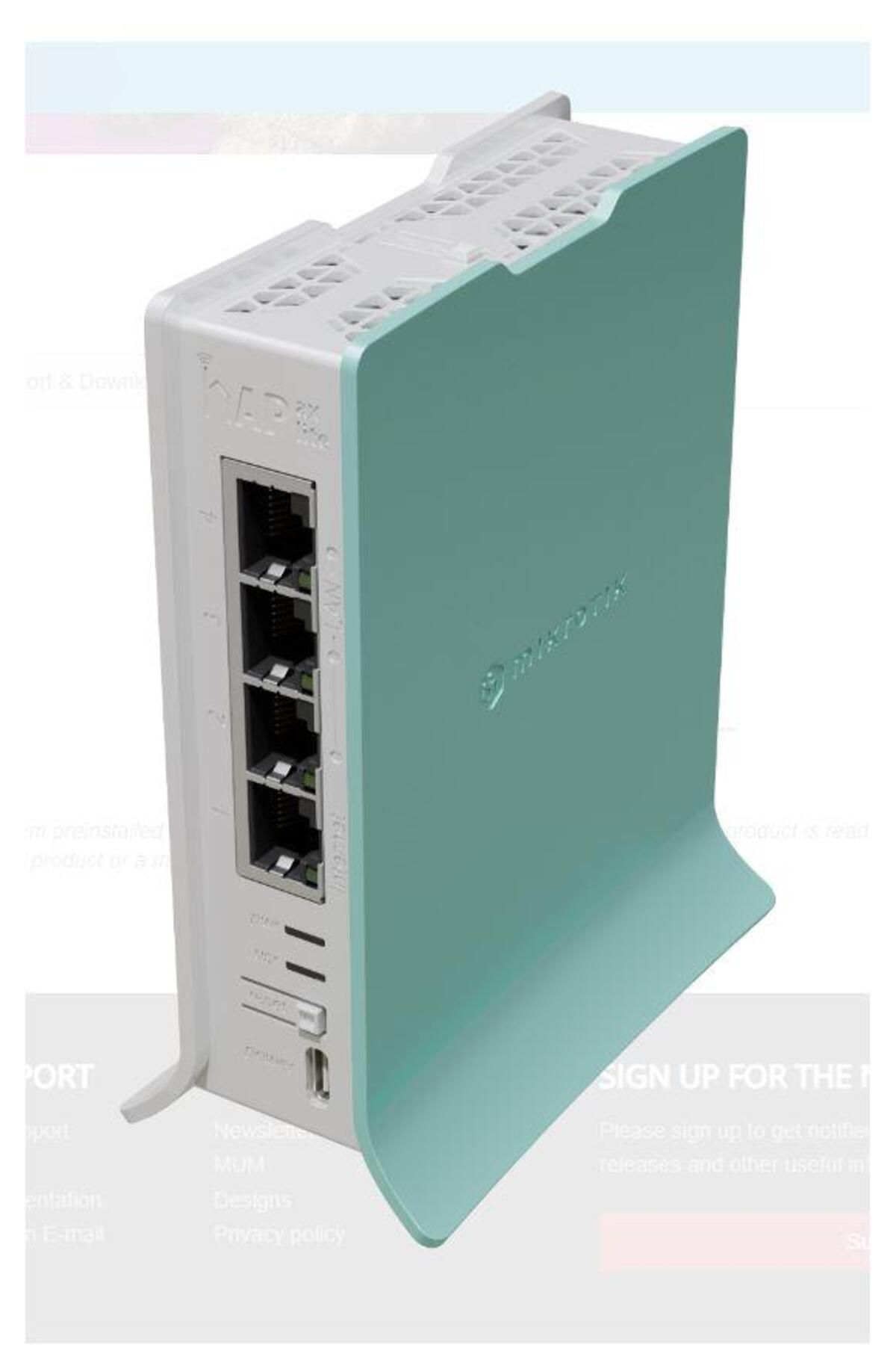 MIKROTIK-L41G-2AXD HAP AX LITE Gigabit wireless router, Procesor: IPQ-5010, 800 MHz Dual core, 3