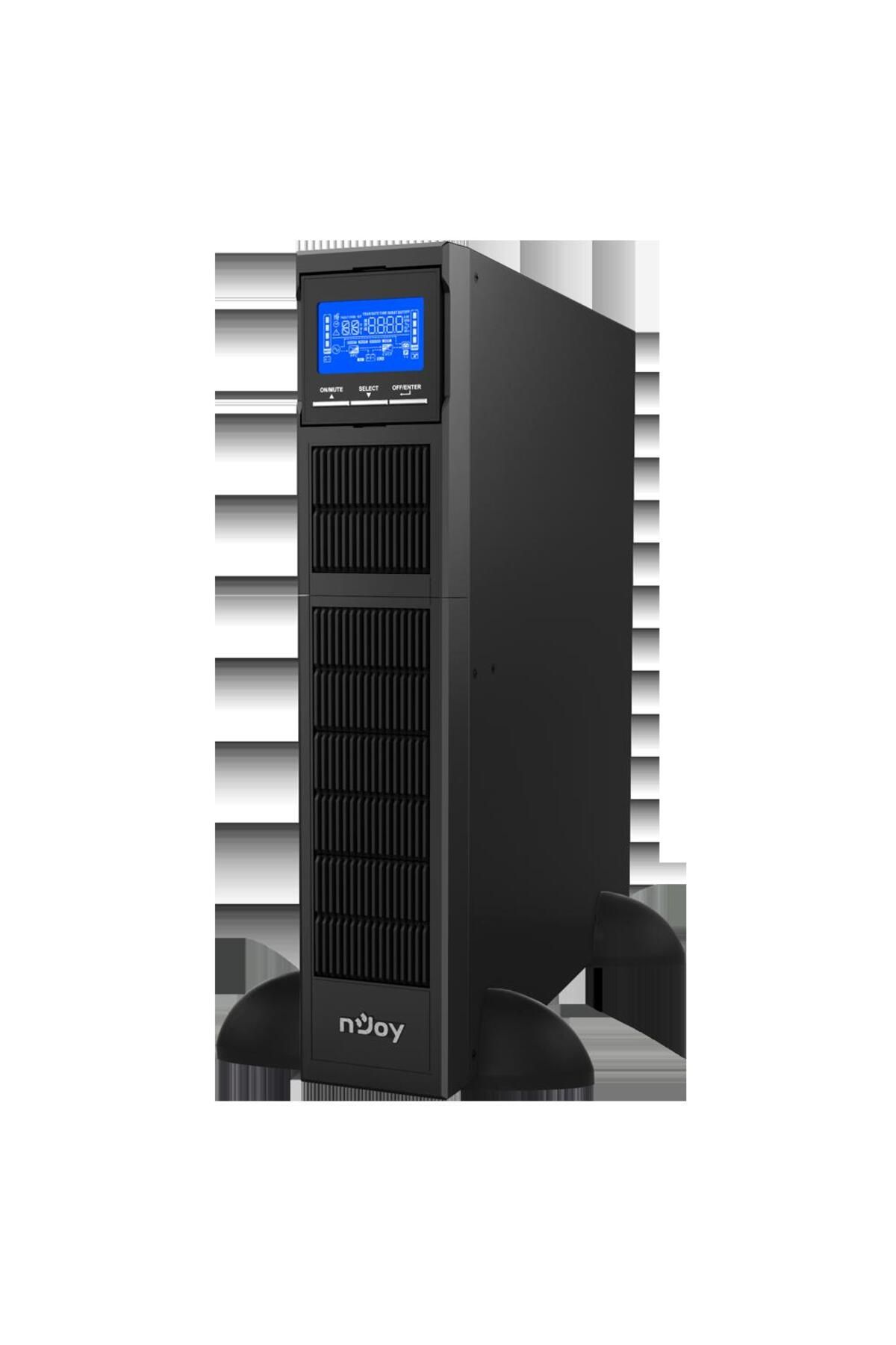 nJoy-UPS Balder 1500, 1500VA/ 1500W, On-line, LCD Display, Montare Rack/Tower, 8 Prize IEC 13, 1