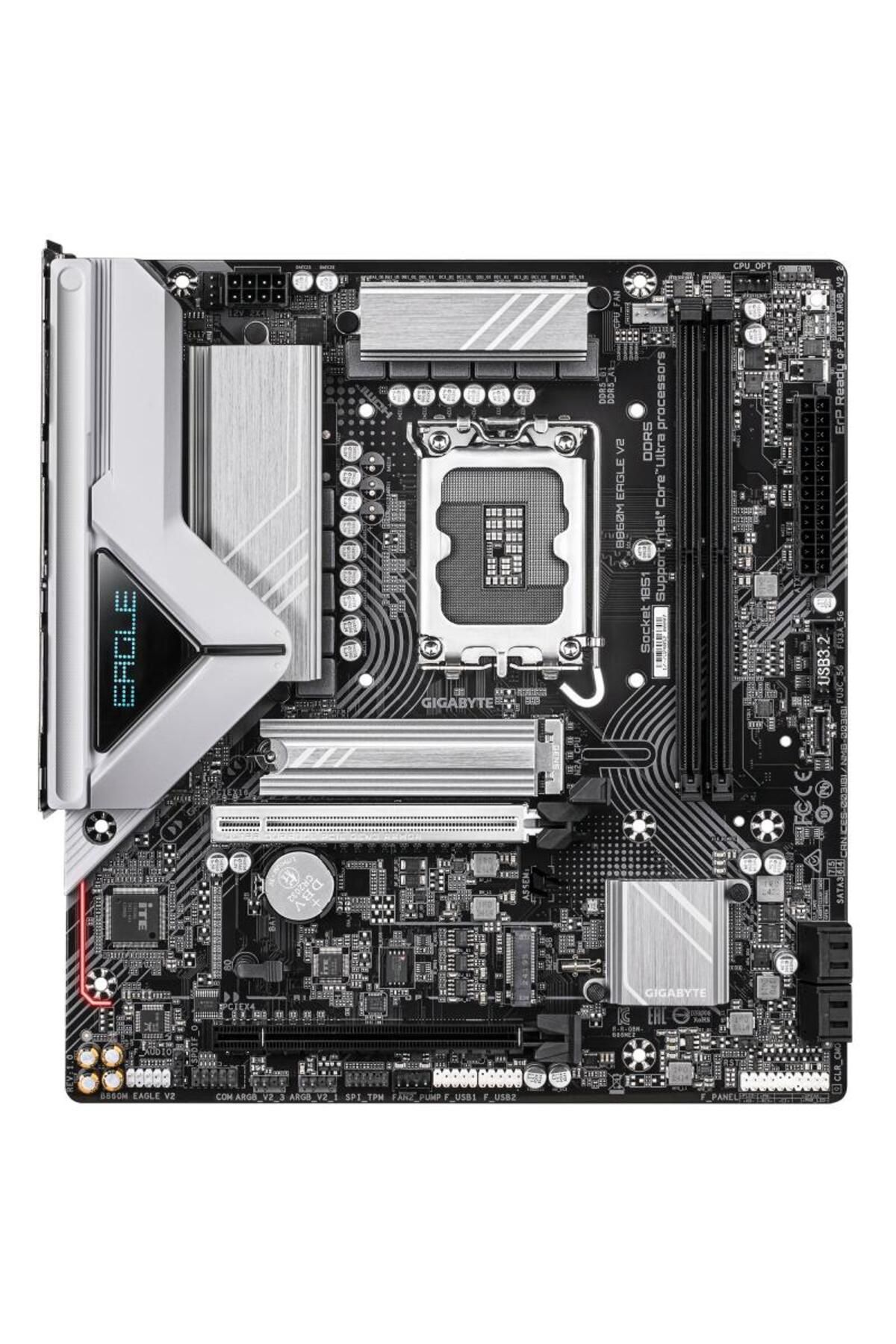 Gigabyte-Placa de Baza B860M EAGLE V2 LGA1851, 2x DDR5, 1x HDMI 1x DP, 1x PCIE 5.0 x16 1x PCIE 3