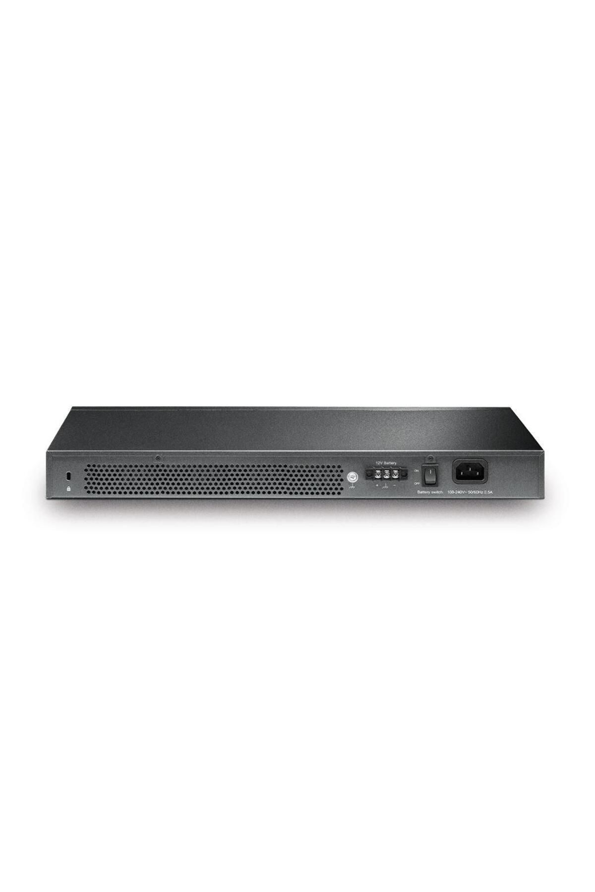 TP-LINK-JetStream™ 24-Port Gigabit L2+ Managed Switch with 4 10GE SFP+ Slots and UPS Power Supply PORT 3