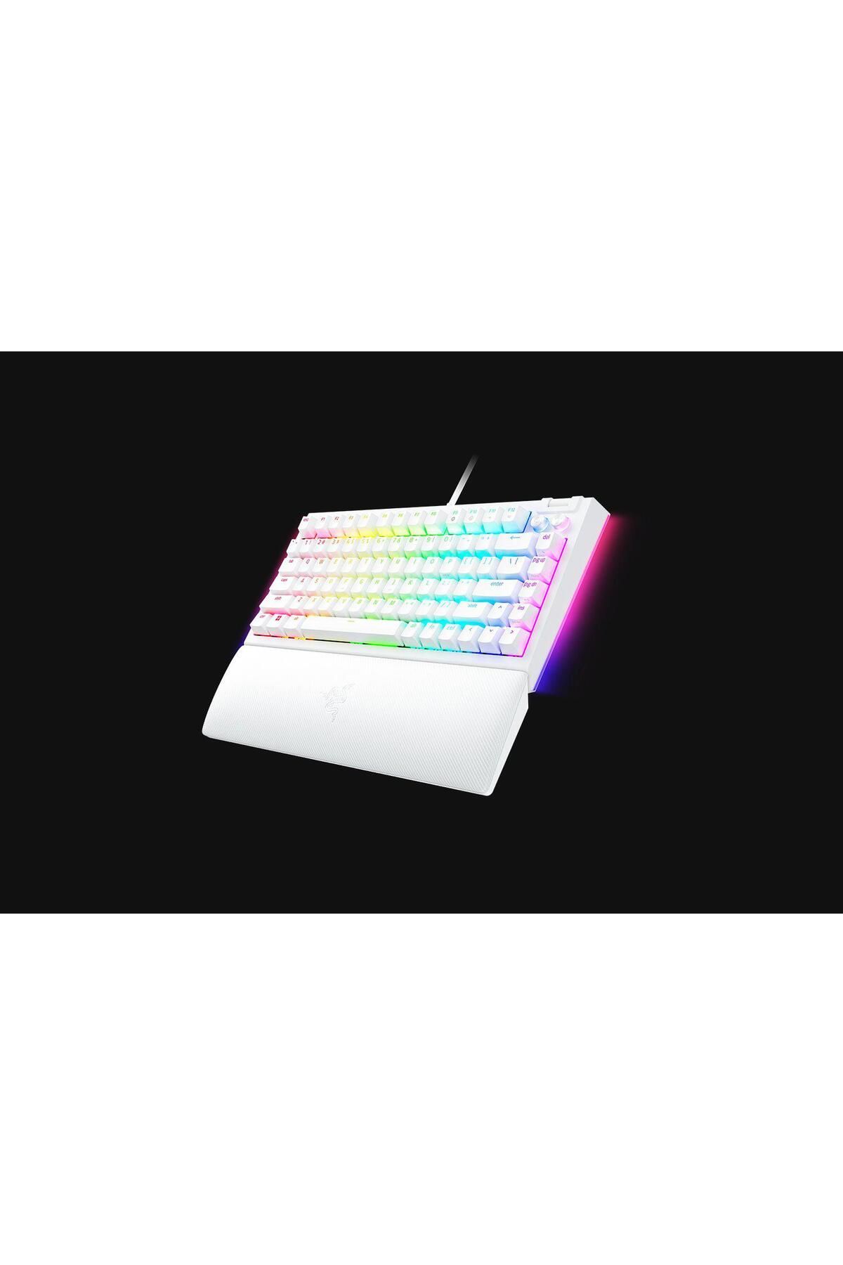 RAZER-BlackWidow V4 75% mechanical gaming keyboard, ABS keys, US layout, RGB lighting, with 6 buttons 3
