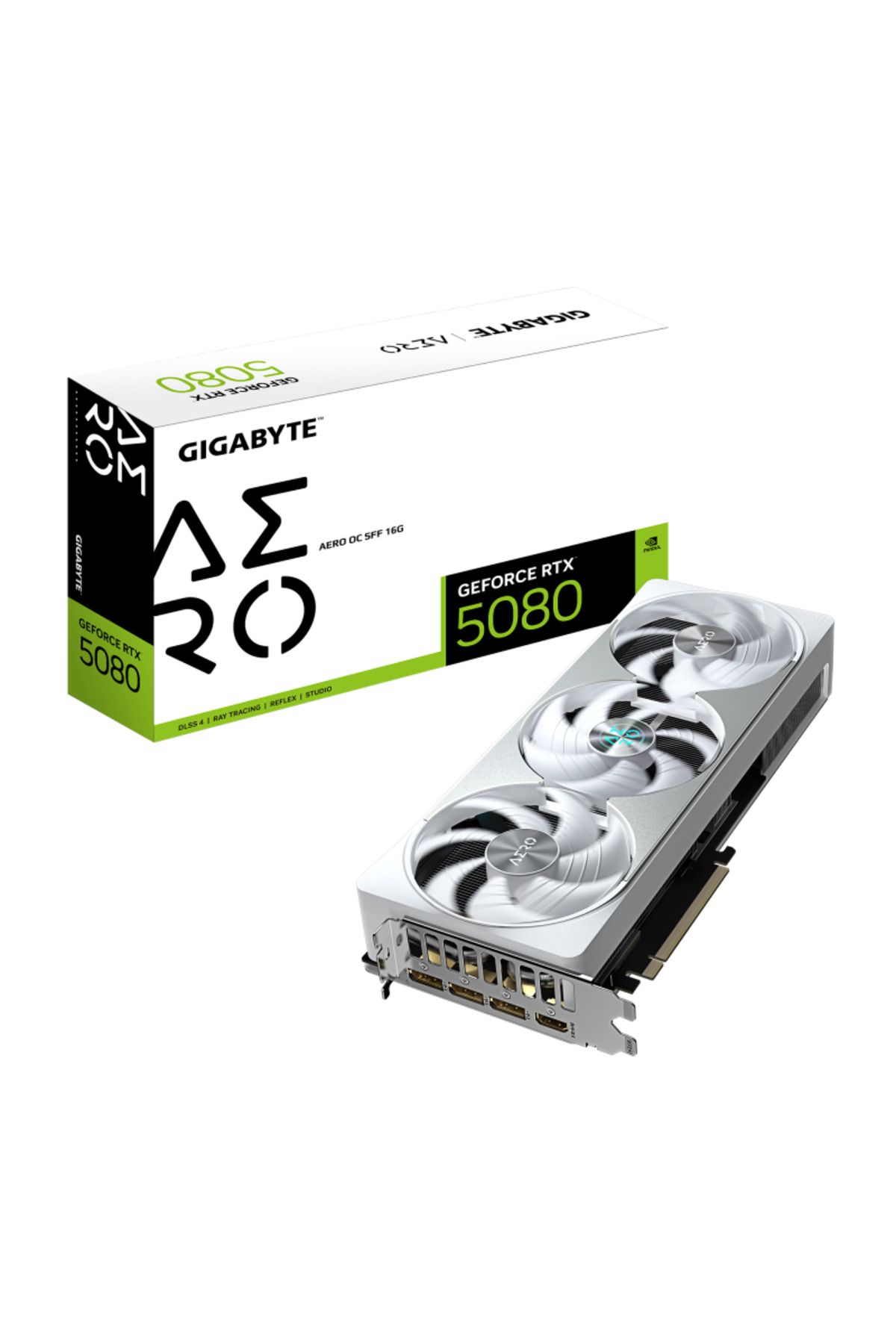 Gigabyte-Placa Video GEFORCE RTX 5080 AERO OC SFF 16GB GDDR7 256 bit, 3x DP 1x HDMI 1
