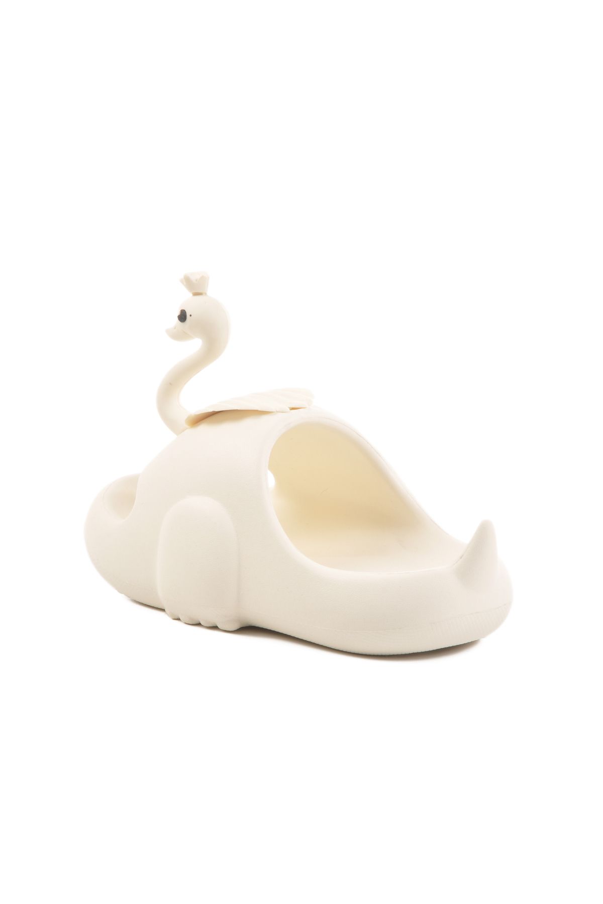 AYK'S-Λευκές ελαφριές παιδικές παντόφλες Swan P-F 4