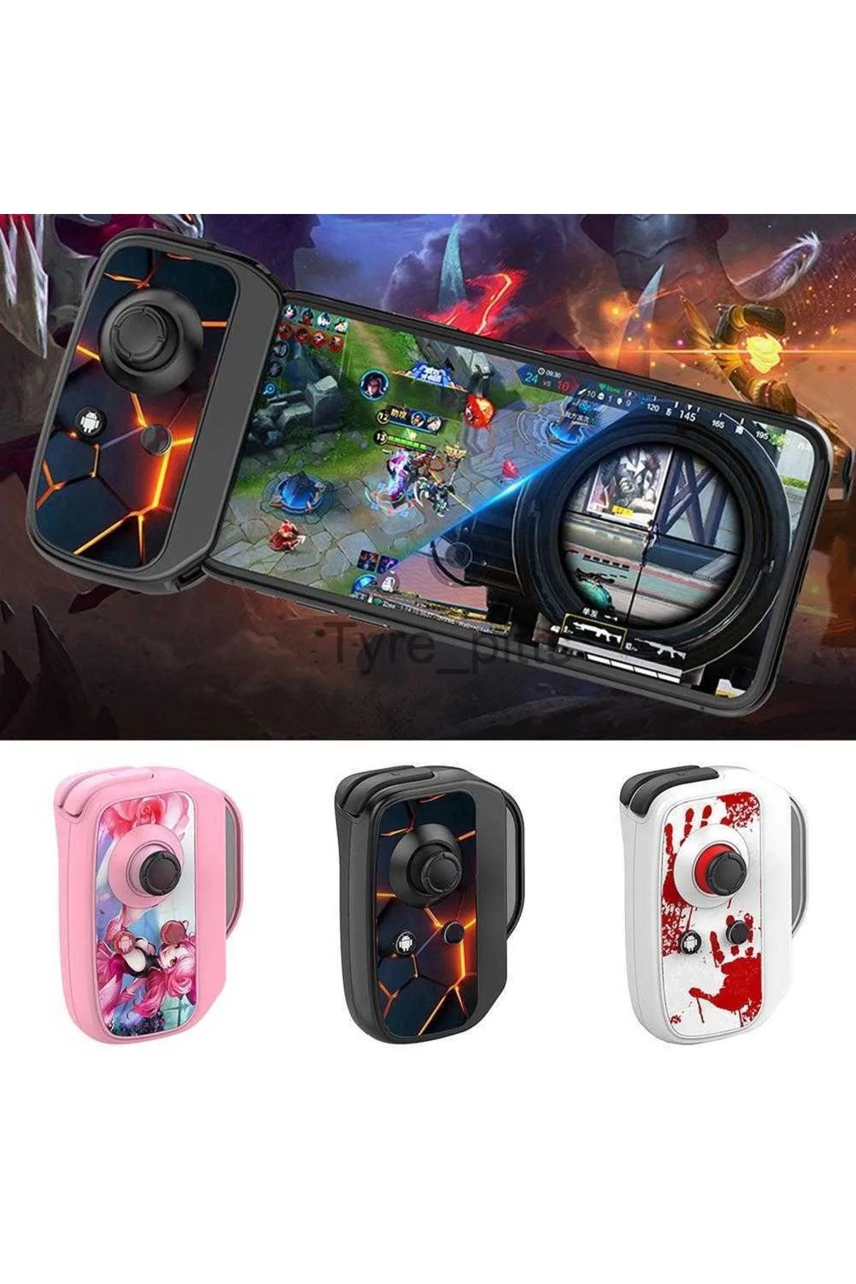 Sarafox-BSP-D2 One-handed Game Controller with One-button BT Joystick Suitable for Android and iPhone 2