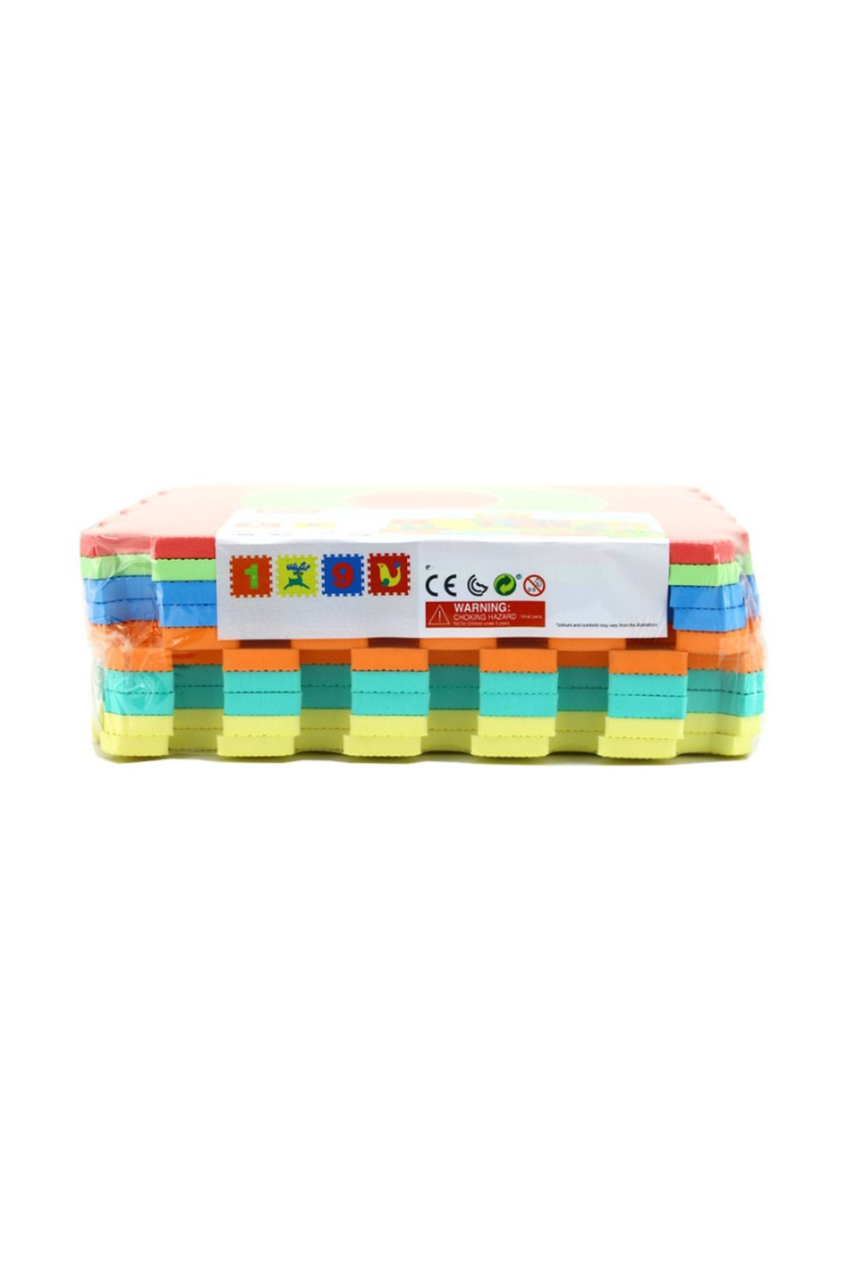LUDIRO-Children's Puzzle Mat with Removable Numbers 0-9, Safe EVA Foam, 10 Pieces 32x32 cm 8