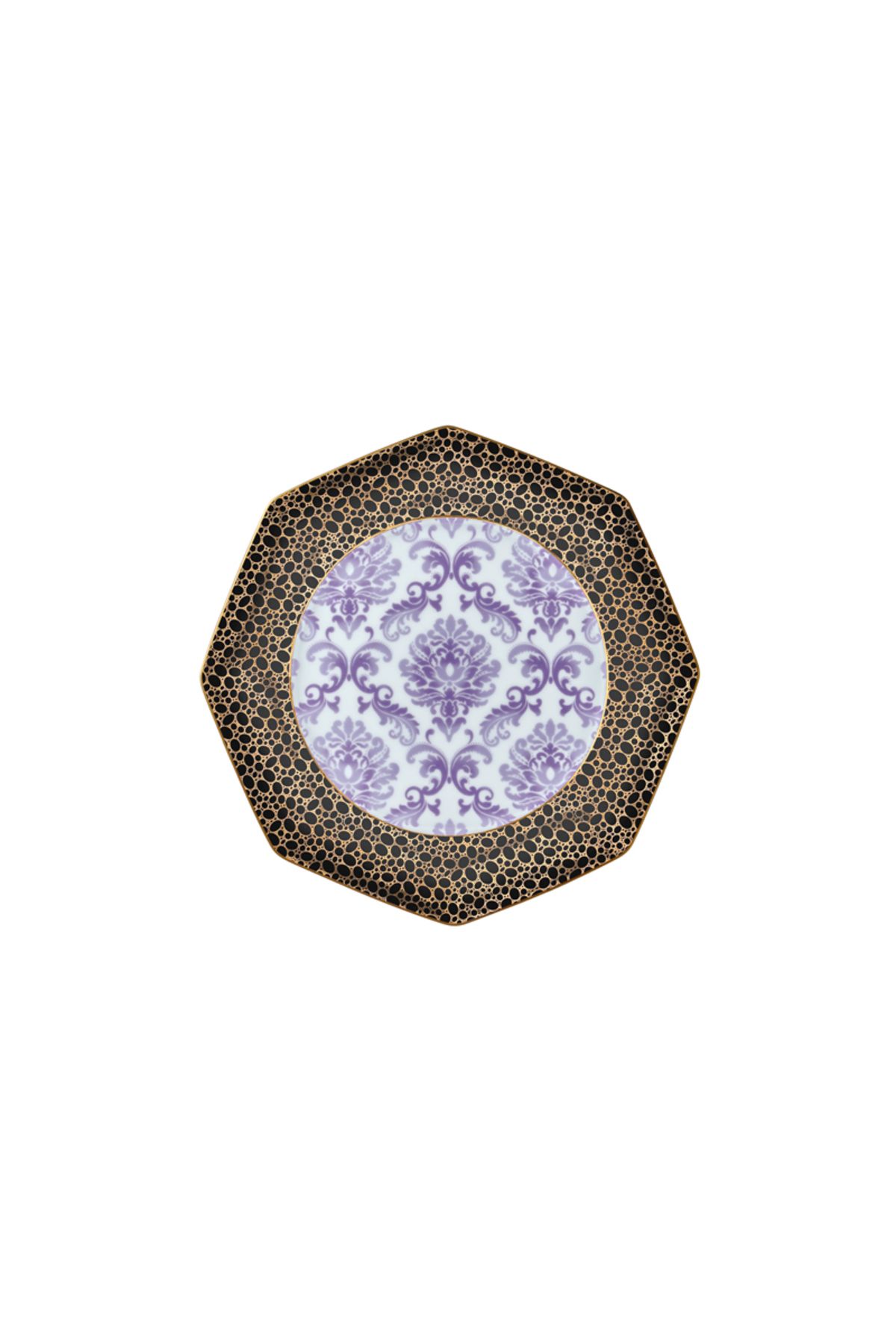tea delight-Blooming Baroque Single Dessert Plate 21cm 1
