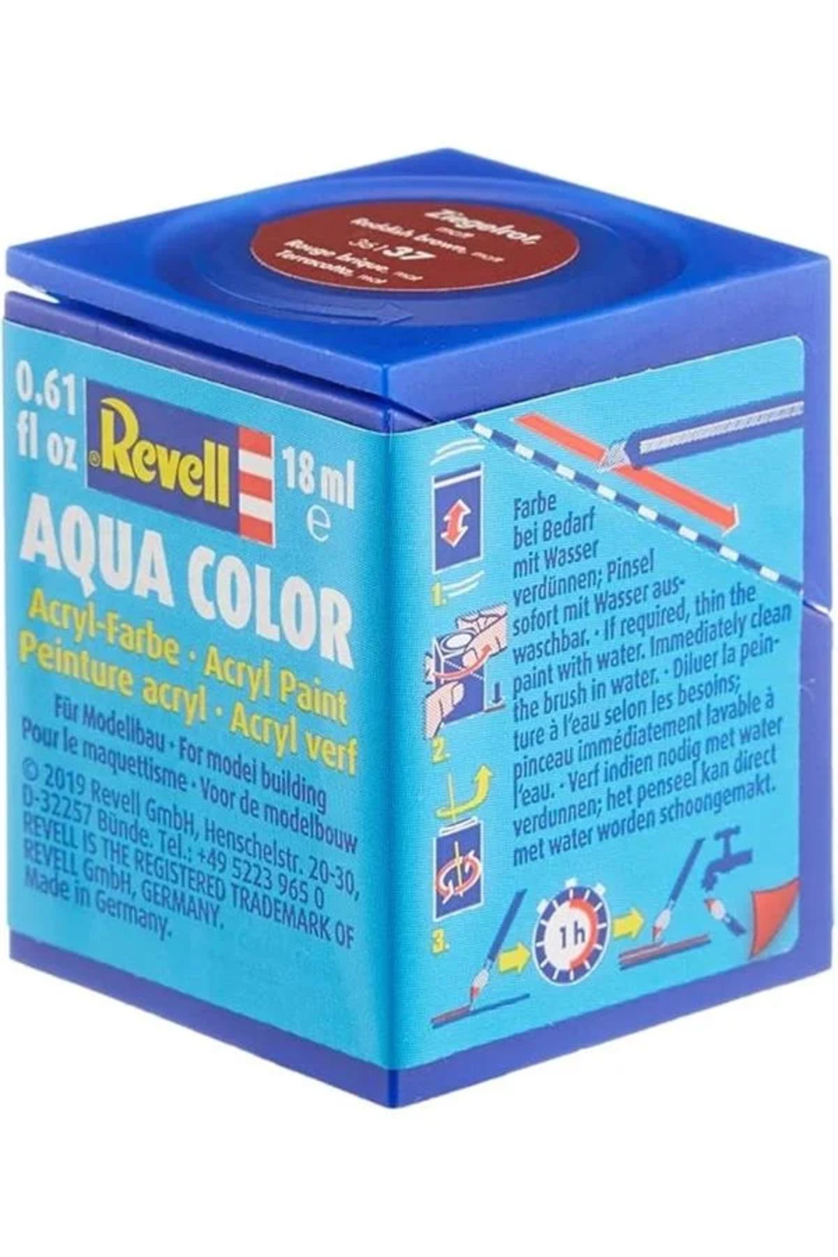 REVELL-Water-based model paint red brown matte 18 ml (36137) 2