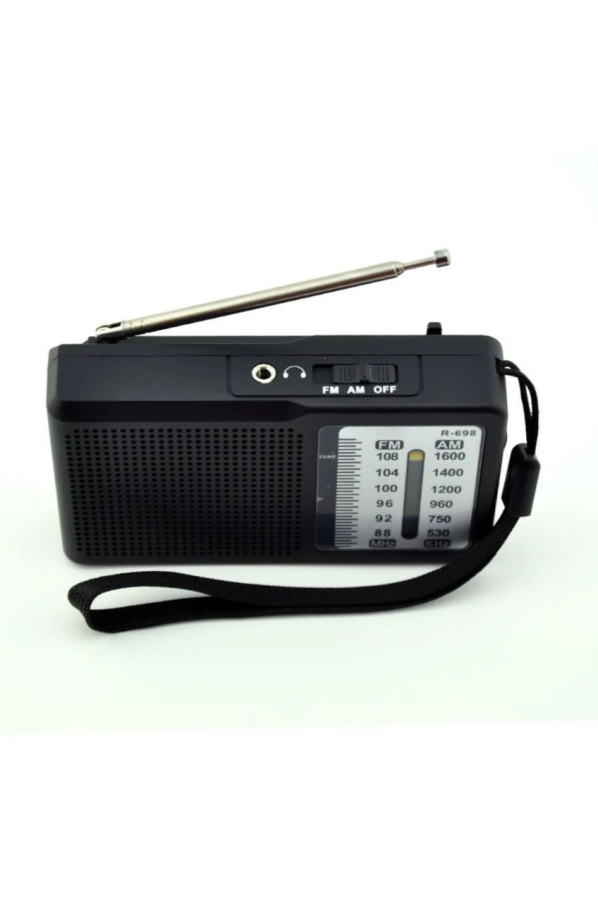 Wasat ELArab-R-698 Portable Pocket Radio with Earphone Output and AM/FM Support for Personal Use 1