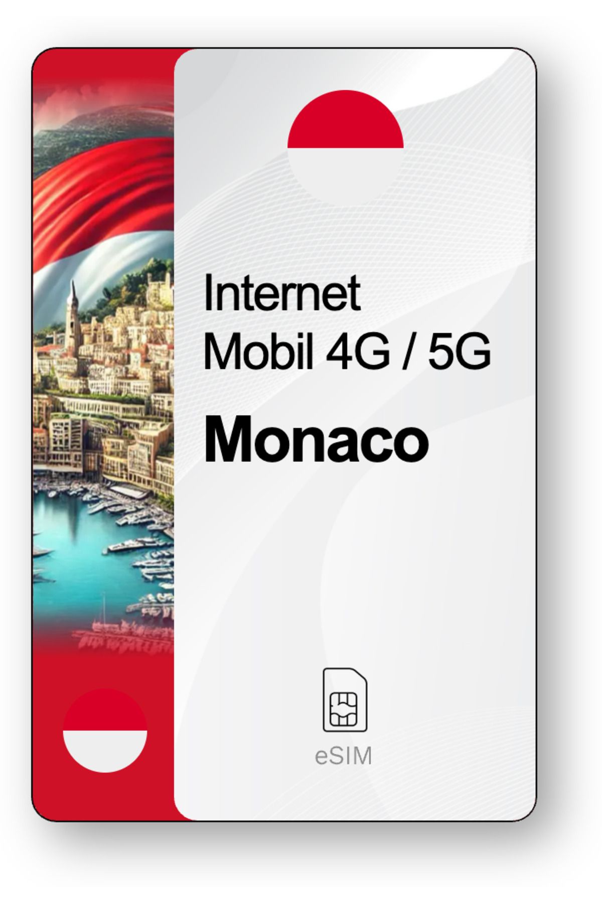 netSIM-eSIM Internet Monaco, valid for 30 days, 5 GB traffic 1