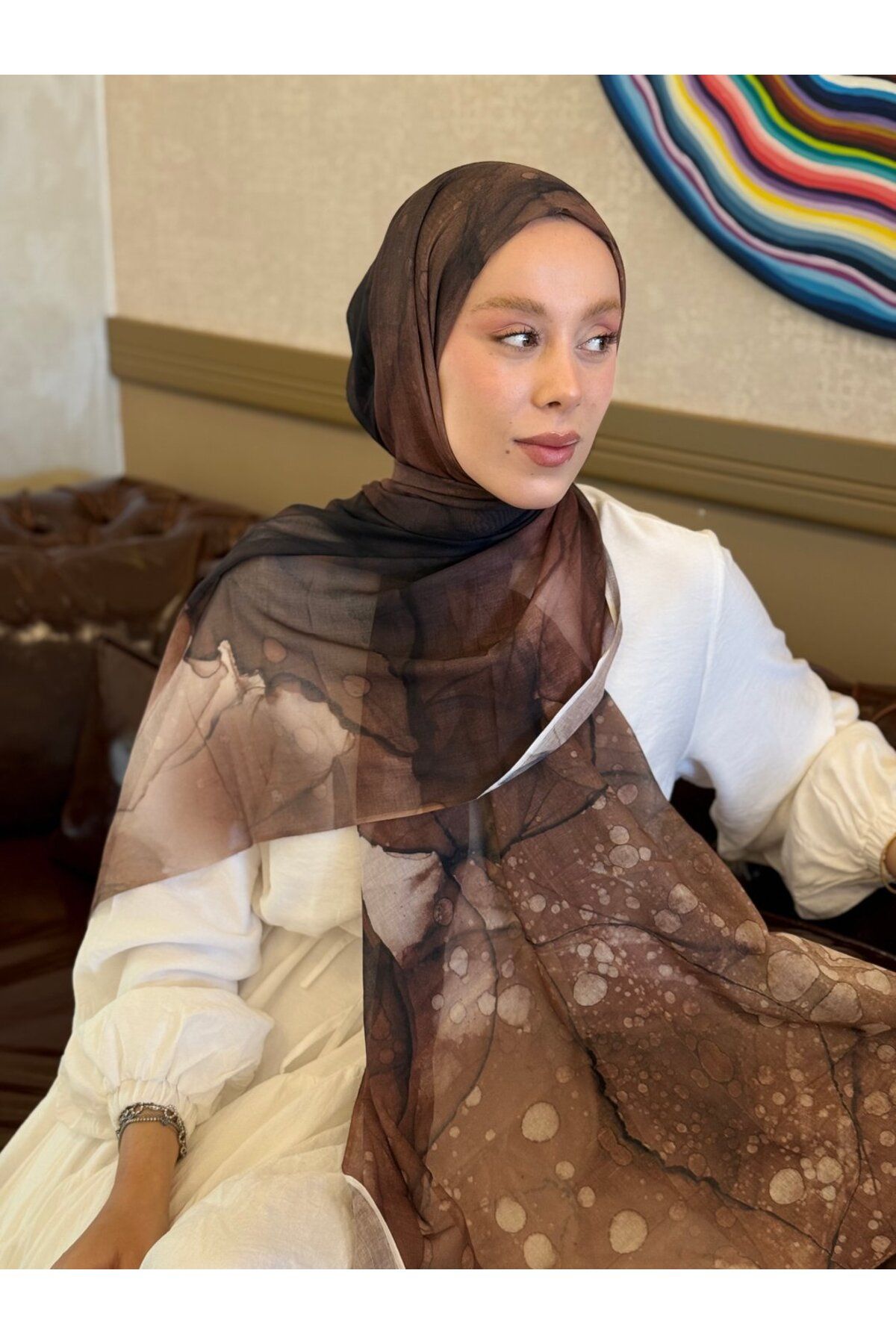 Modakaşmir-Avista Pattern Moon Shawl 2