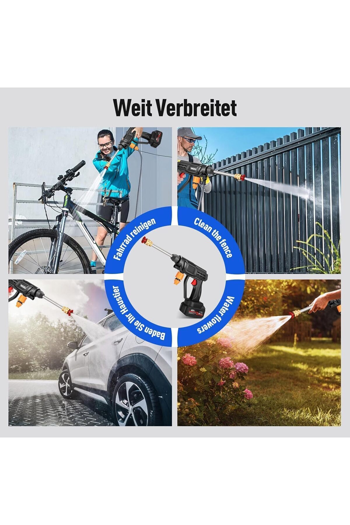 Türkiye High Pressure Washer 48V- Car Washing Machine - Cordless