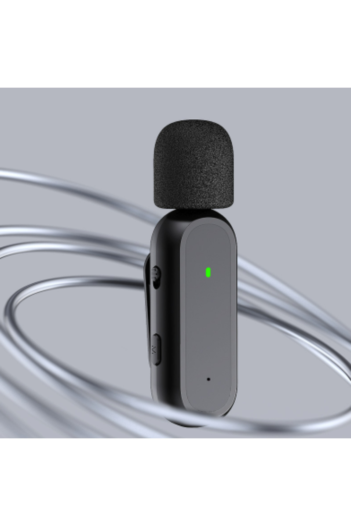 Adsinio-Set of 2 Lavalier Microphones 3 In 1, Adsinio, Wireless, Compatible with Android Smartphone, Black 6