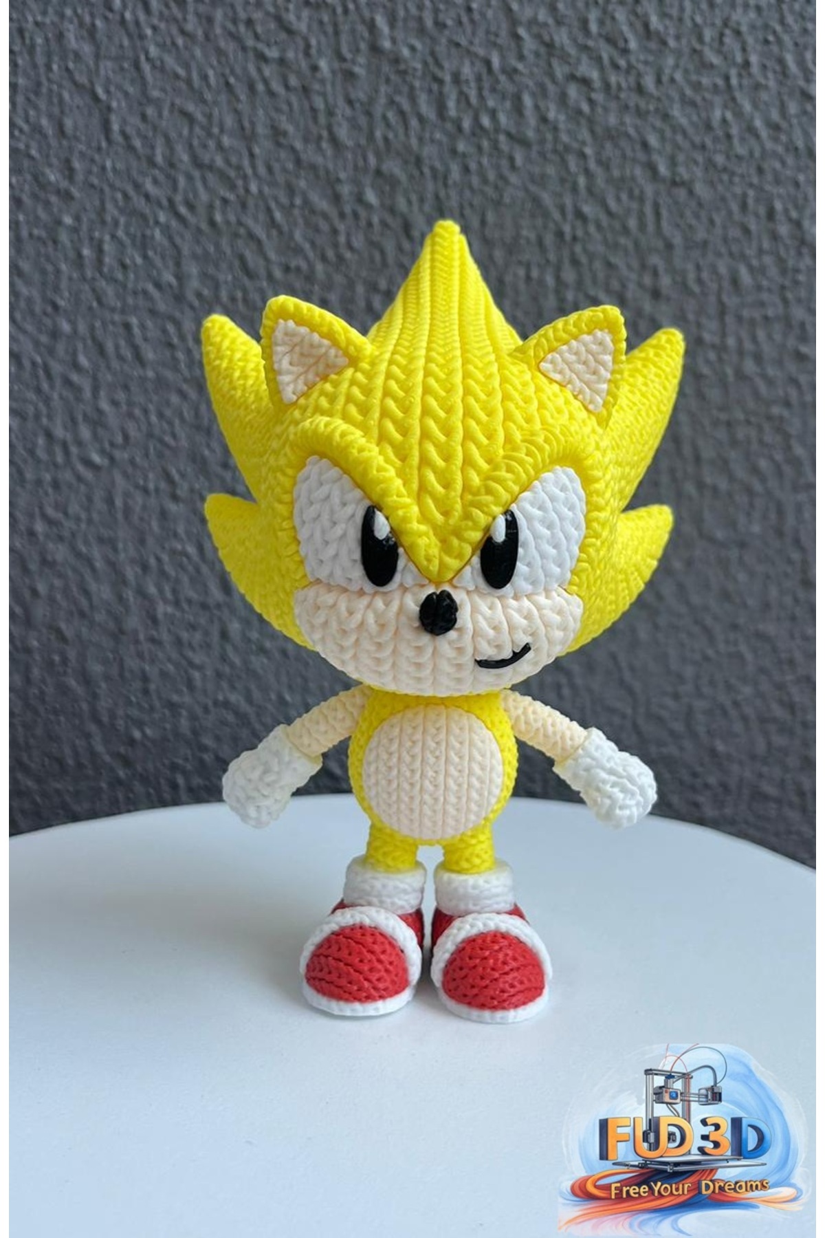 Fud3D Süper Sonic Örgü Görünümlü Figür 14 cm (Versiyon 2