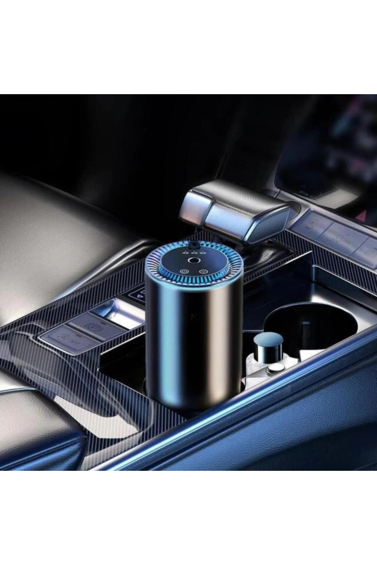 فواحة عطرية للسيارة مع اضاءة جذابة لتعطير وتنقية ا...