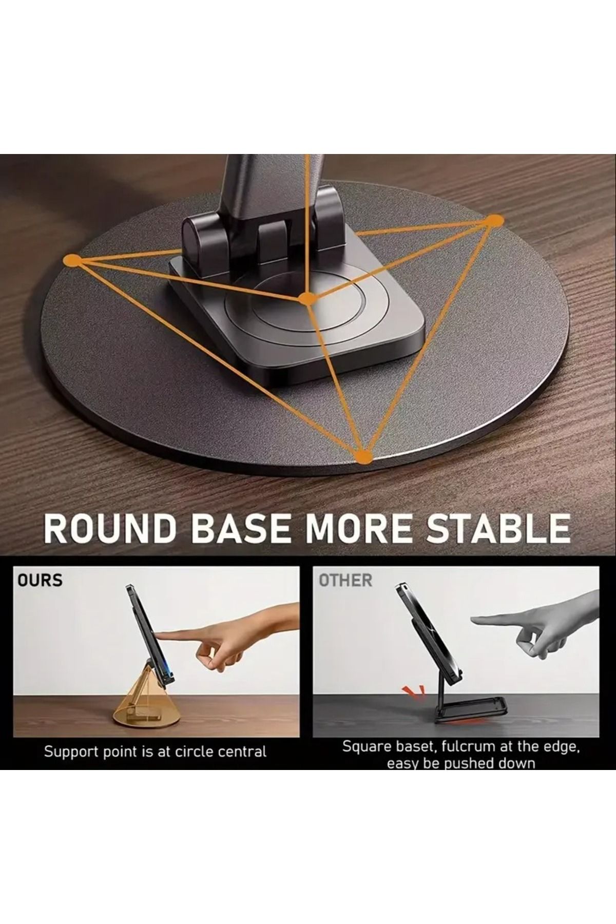 CME-Innovative mobile phone holder, suitable for lazy desktop and portable mobile phone use. 5