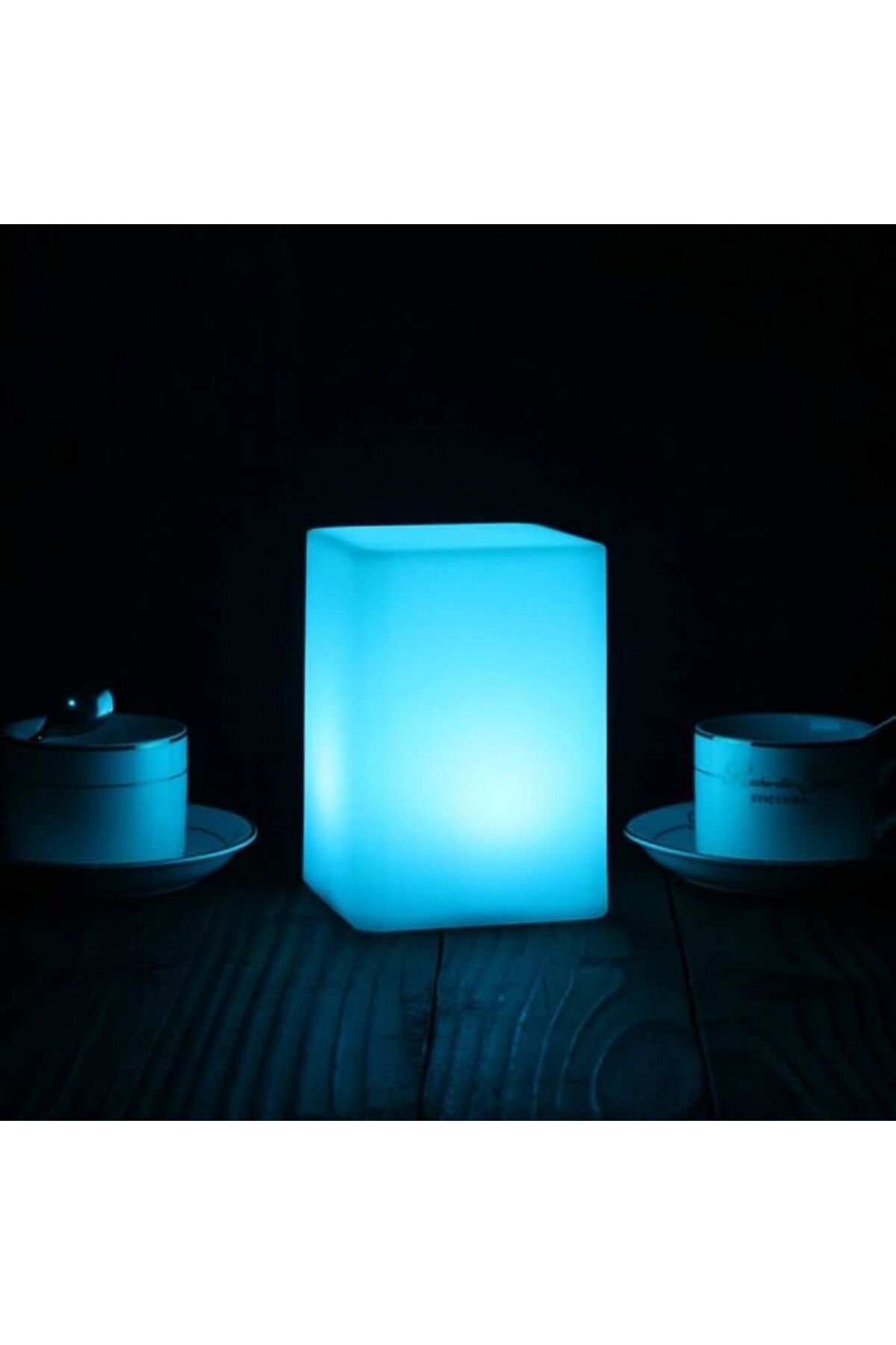 ETRONIK-6-Inch Rechargeable LED Mood Light Cube 16 RGB Colors 5 Brightness Levels 4 Modes Remote Controlled 3