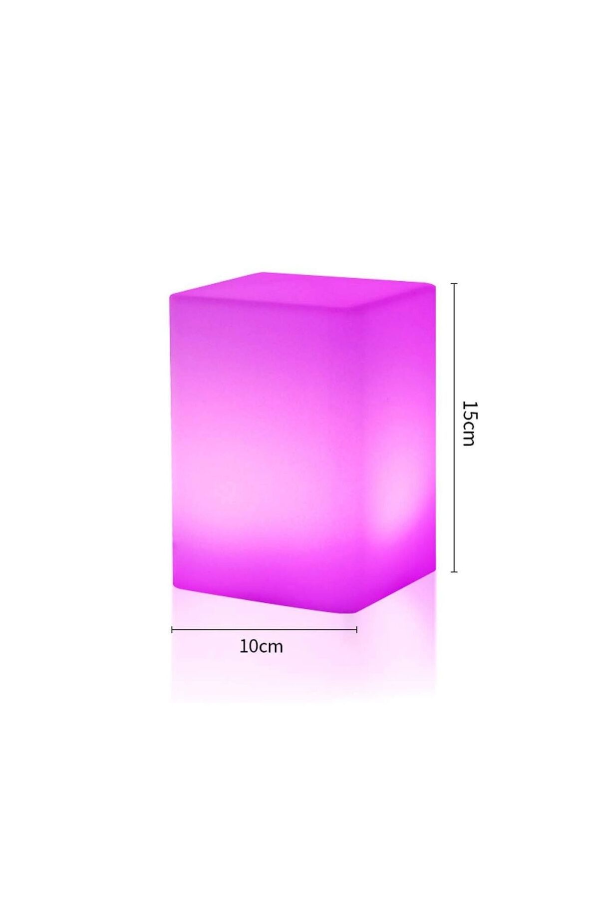 ETRONIK-6-Inch Rechargeable LED Mood Light Cube 16 RGB Colors 5 Brightness Levels 4 Modes Remote Controlled 7