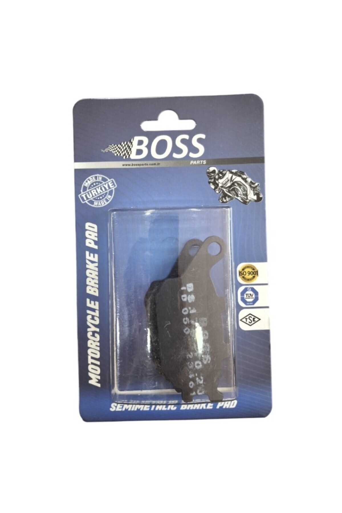 Bossparts Suzukı DL 1000 V-Storm 2010 Ve Öncesi Arka Fren Balata BOSS (Made in Türkiye) M062