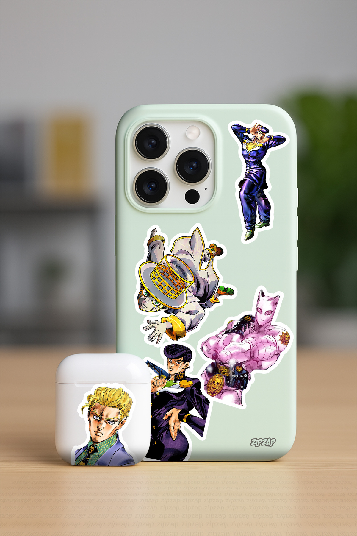 ZipZap Jojo No Kimyou Na Bouken Part 4 Anime Phone Laptop Adhesive
