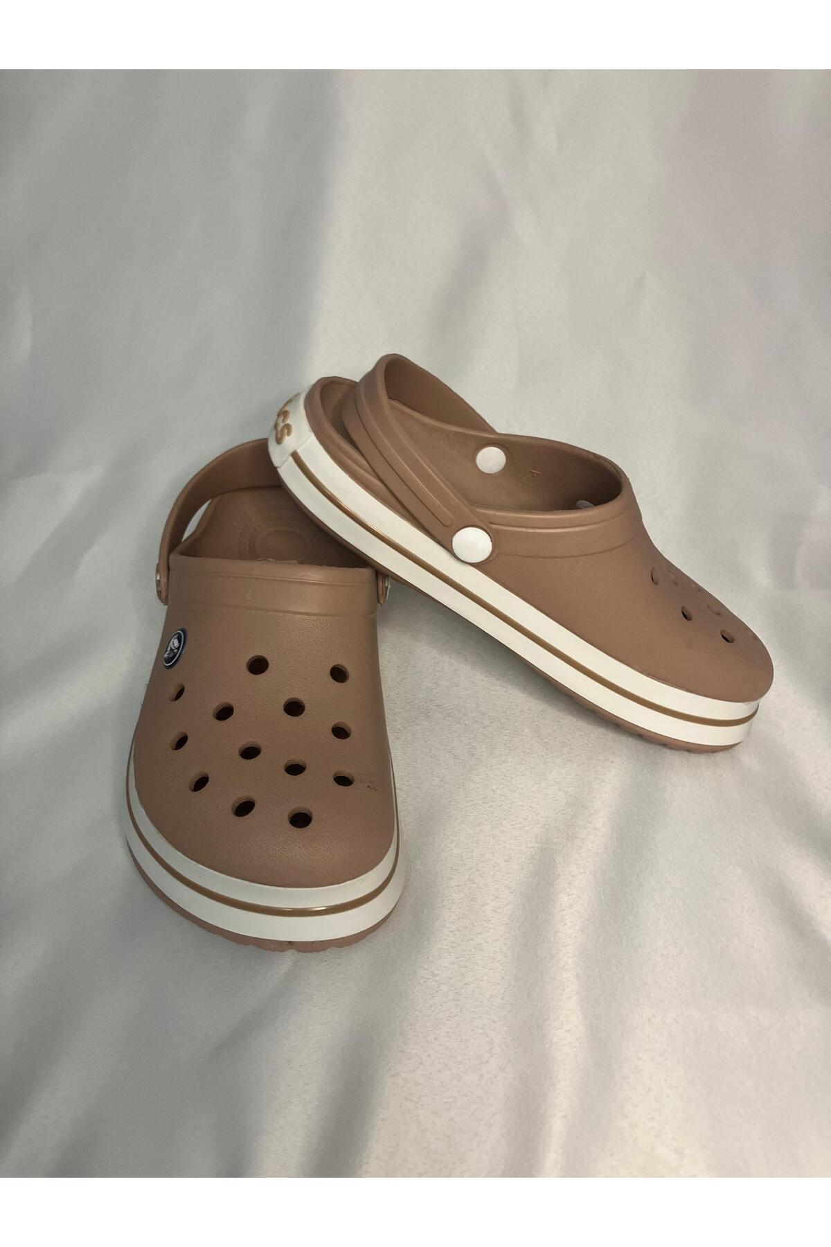 Lotus Zenne Klasik Sargılı Eva Cross Terlik Vizon - Bej